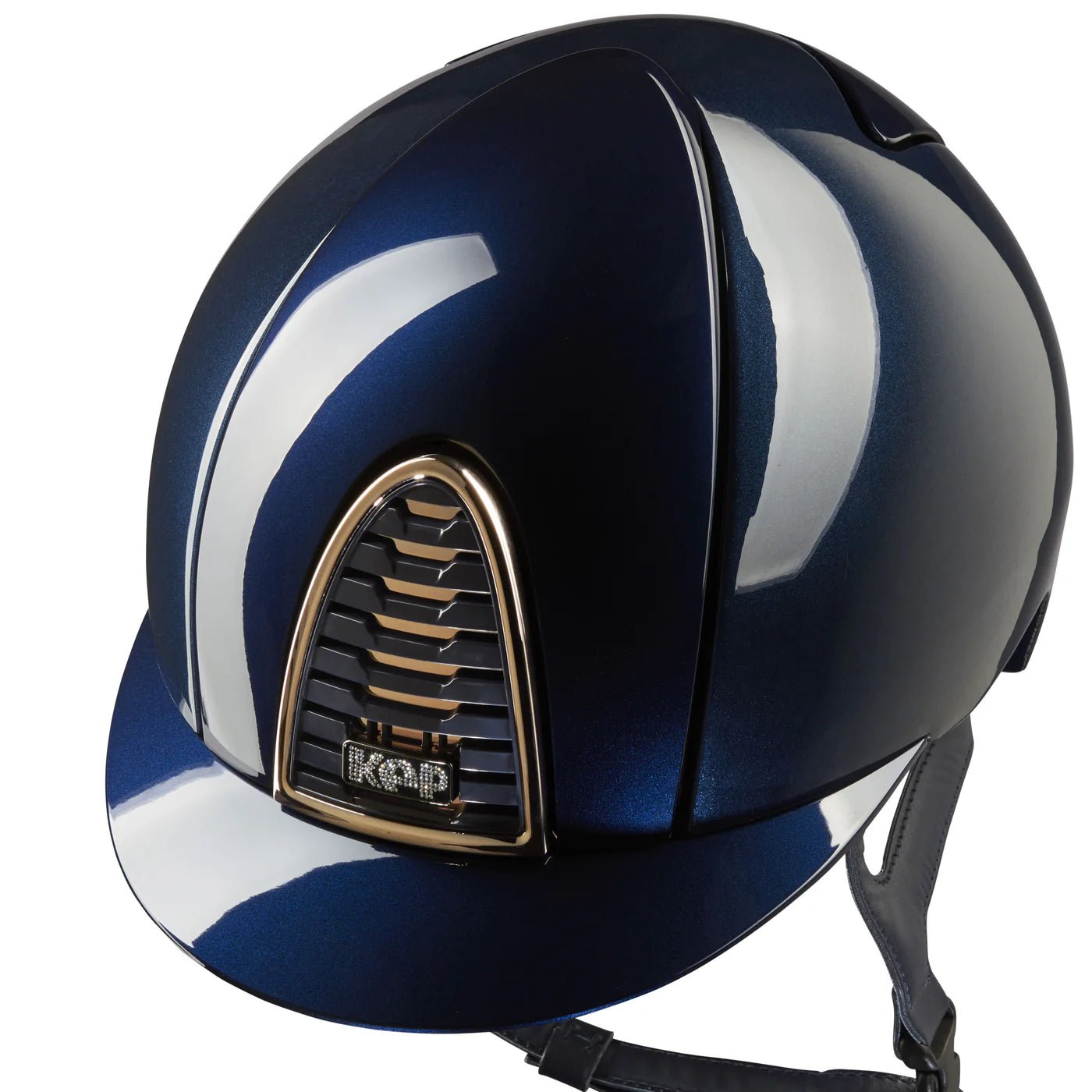 KEP Cromo 2.0 Shine Blue with Rose Gold Mirror and Crystals with Blue Harness Standard Peak - Nags Essentials