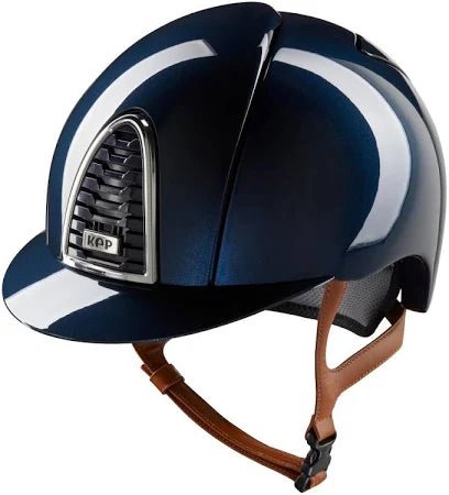 KEP Cromo 2.0 Shine Blue with Tan Harness Standard Peak - Nags Essentials