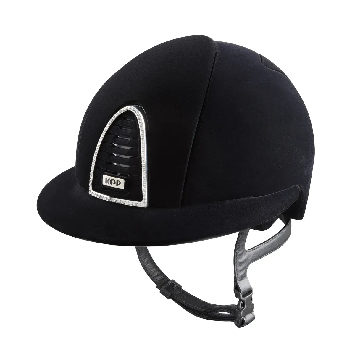 KEP Cromo 2.0 Velvet Black Chrome Swarovski Frame Polo Peak - Nags Essentials