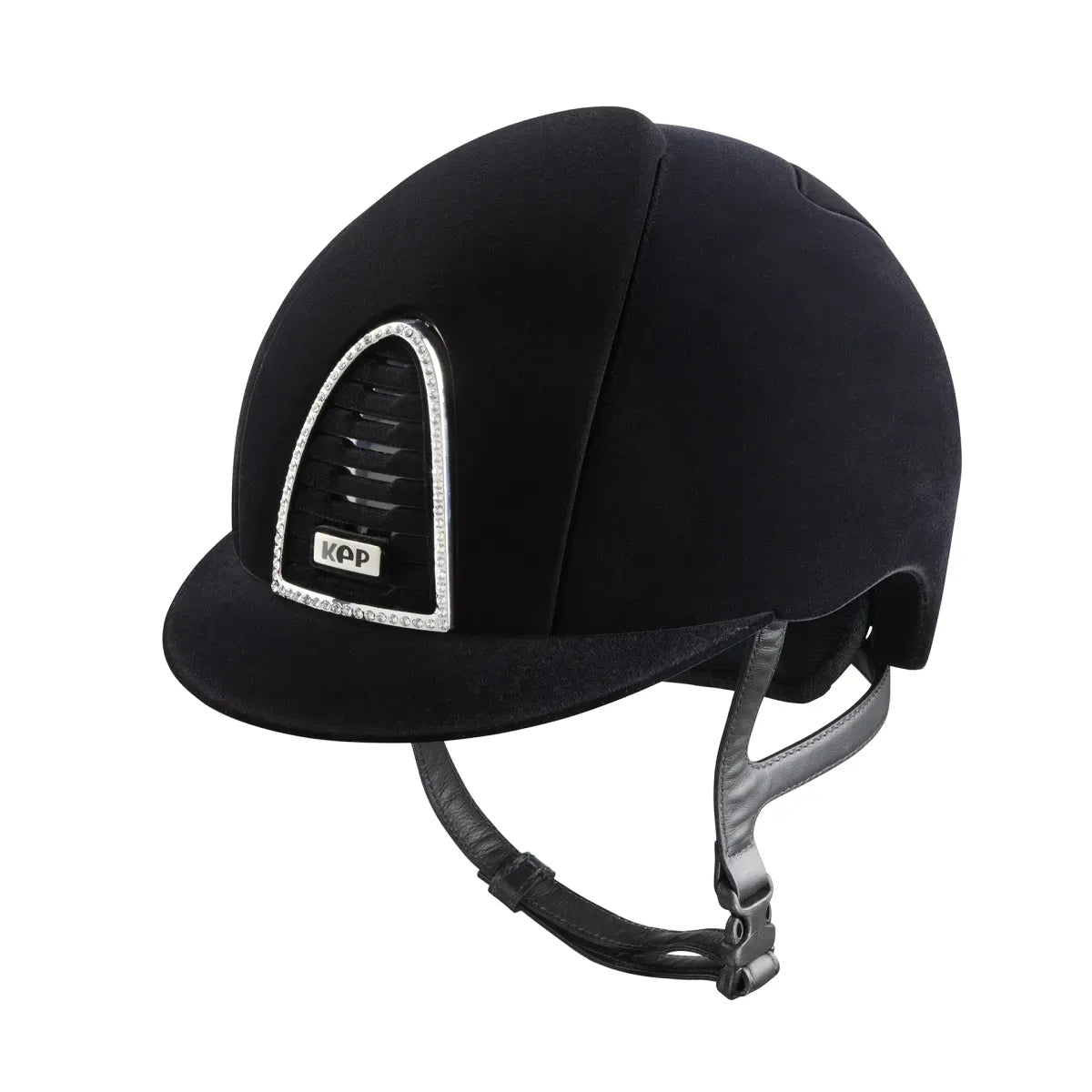 KEP Cromo 2.0 Velvet Black Swarovski Chrome Frame Standard Peak - Nags Essentials