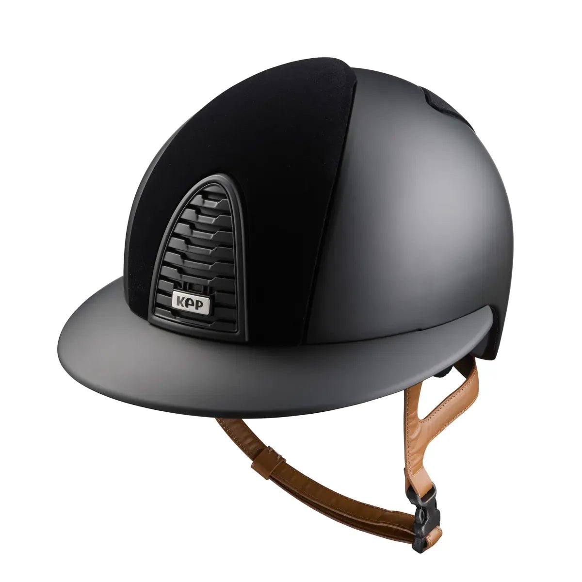 KEP Cromo 2.0 Velvet Front and Back Insert Matt Black Tan Harness Polo Peak - Nags Essentials