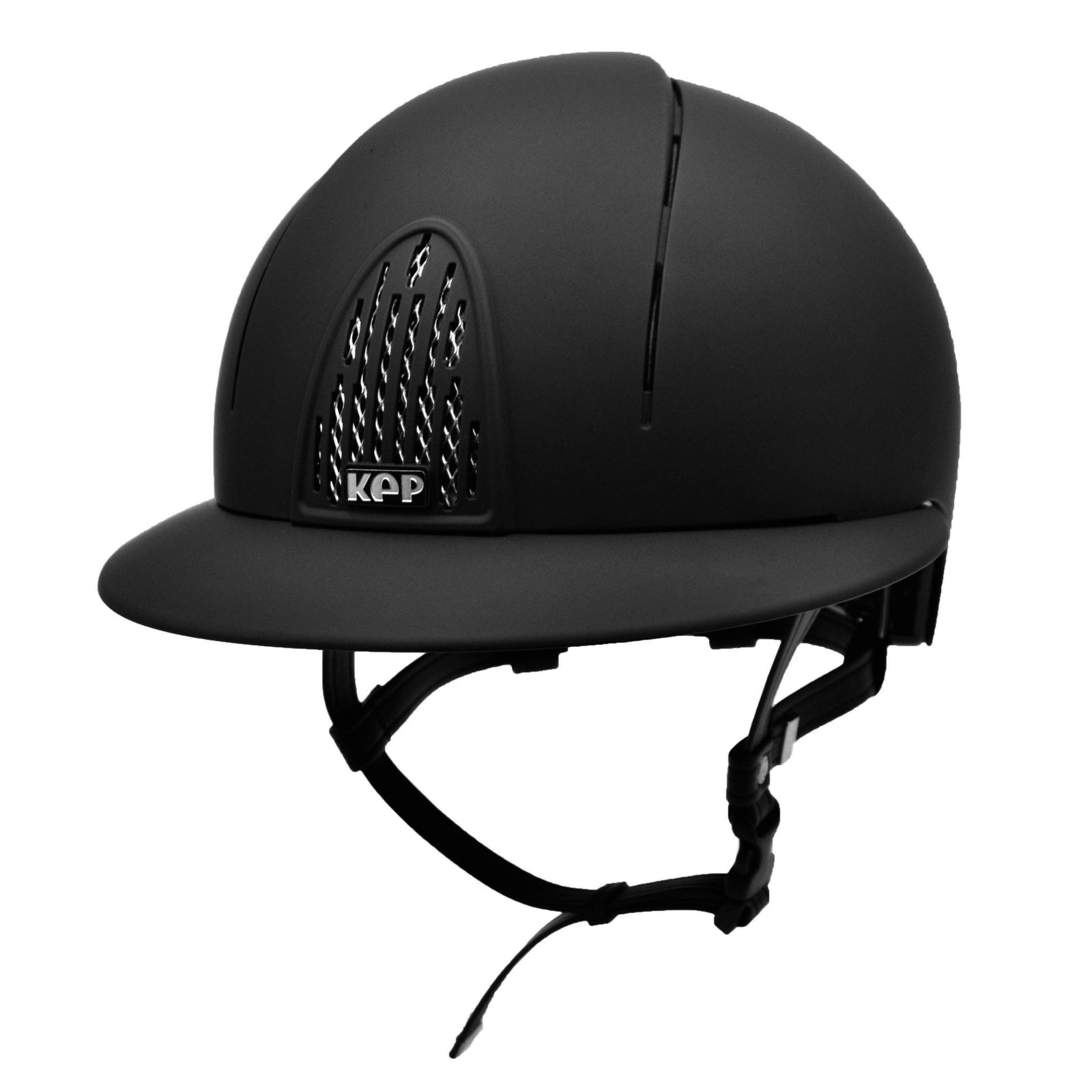 KEP Smart Matt Black with Black Harness Polo Peak - Nags Essentials