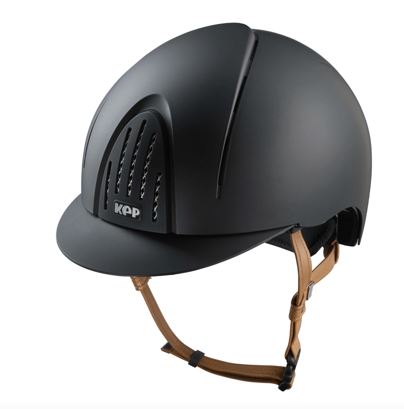 KEP Smart Nova Matt Black Standard Peak with Tan Harness - Nags Essentials