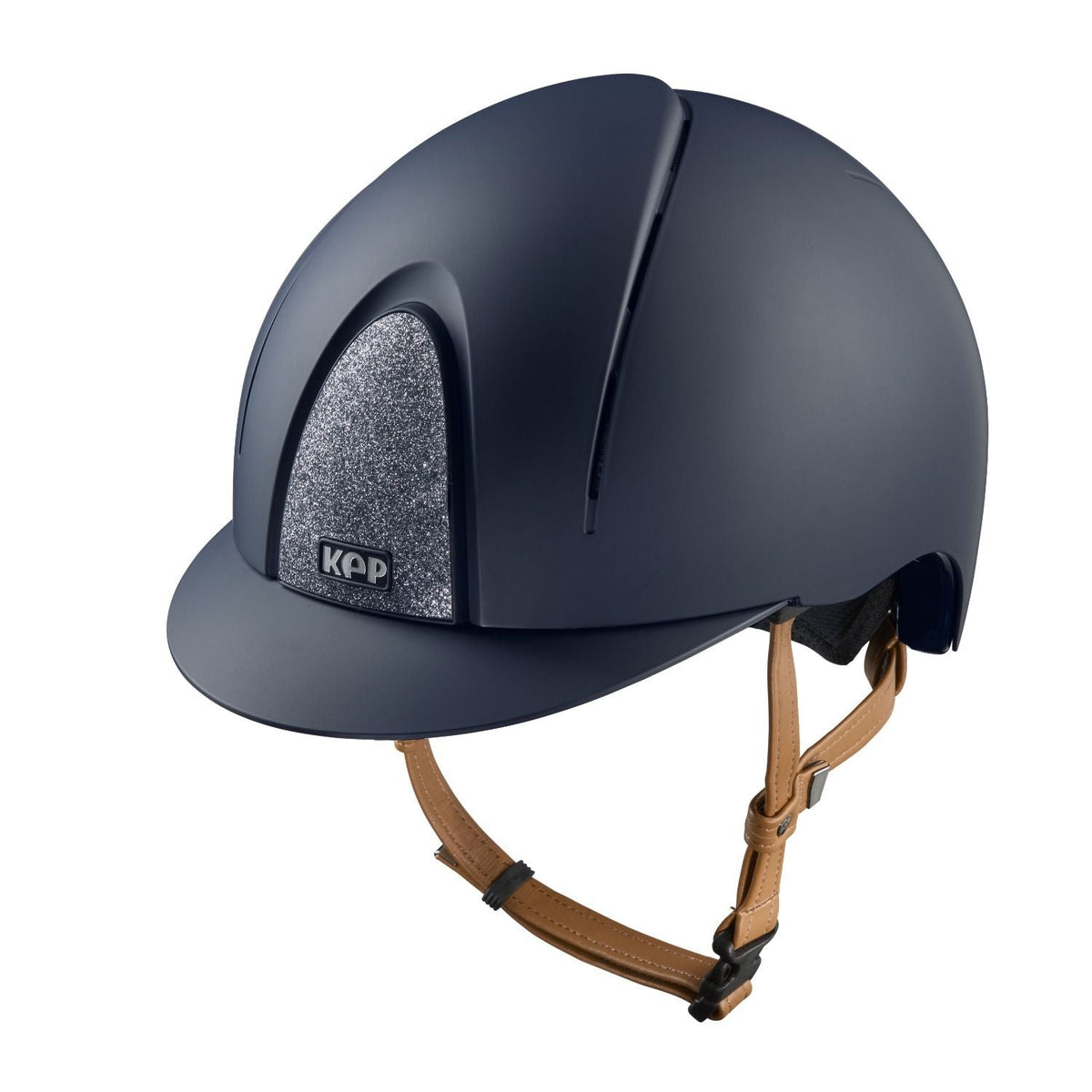 KEP Smart Nova Matt Blue with Silver Star Grill Standard Peak with Tan Harness - Nags Essentials