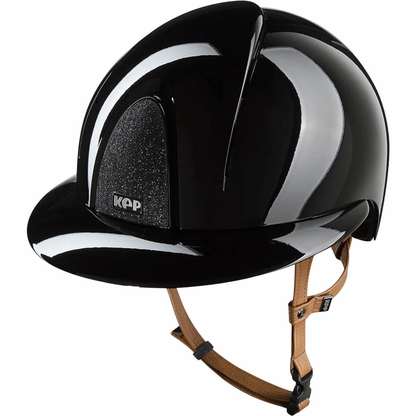 KEP Smart Nova Polish Black with Black Star Grill and Tan Harness Polo Peak - Nags Essentials