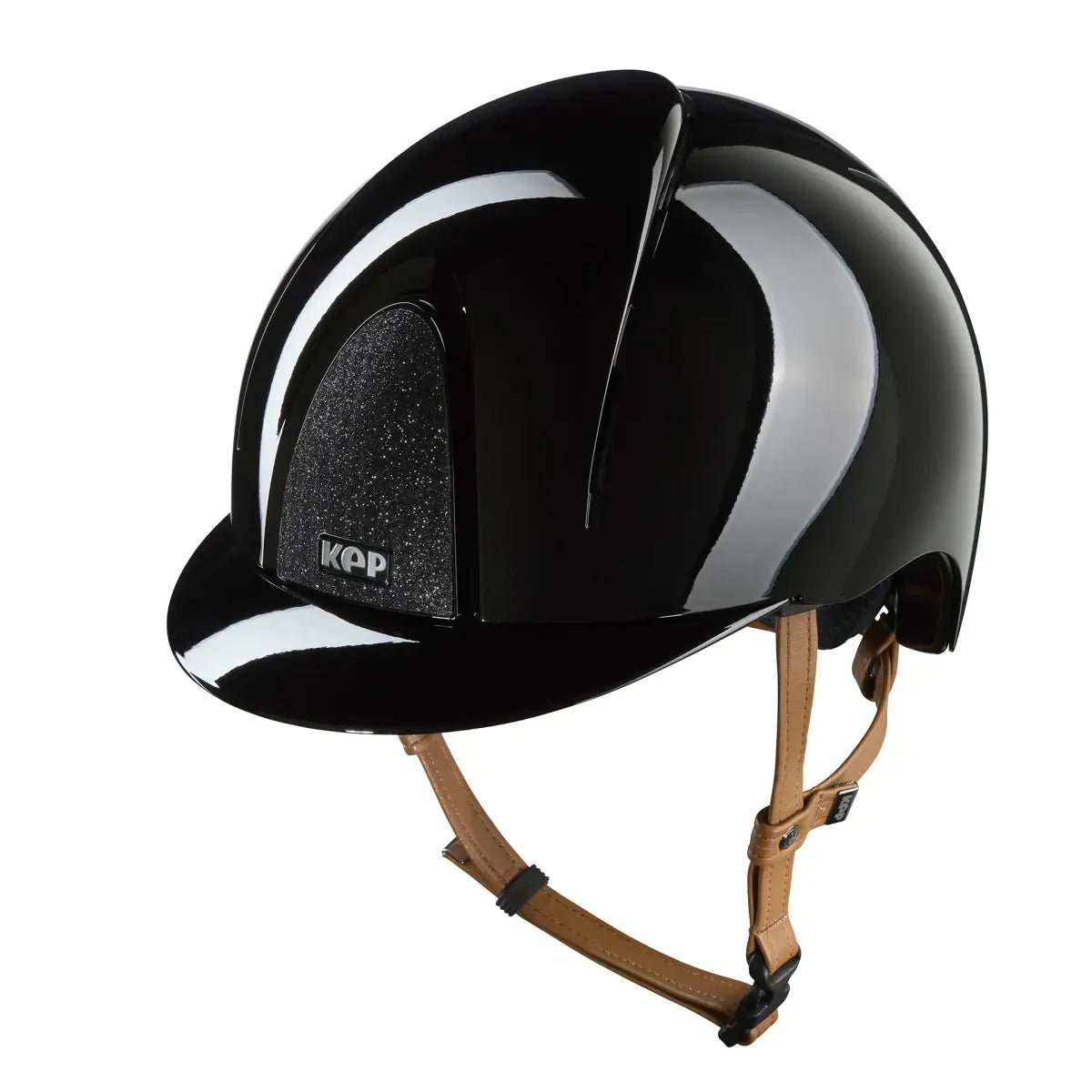KEP Smart Nova Polish Black with Black Star Grill with Tan Harness Standard Peak - Nags Essentials