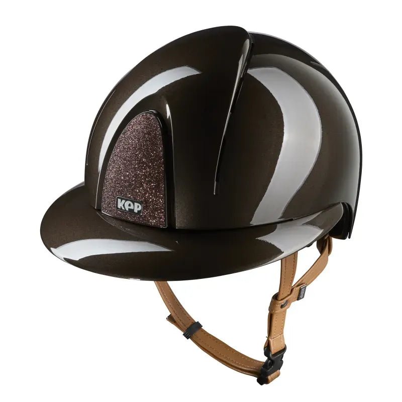 KEP Smart Nova Polish Brown with Brown Star Grill and Tan Harness Polo Peak - Nags Essentials