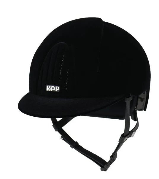 KEP Smart Nova Velvet Black with Black Harness Standard Peak - Nags Essentials