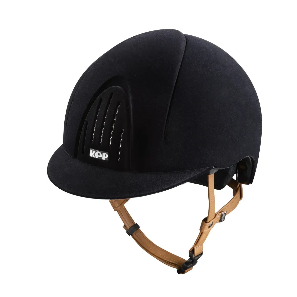 KEP Smart Nova Velvet Black with Tan Harness Standard Peak - Nags Essentials