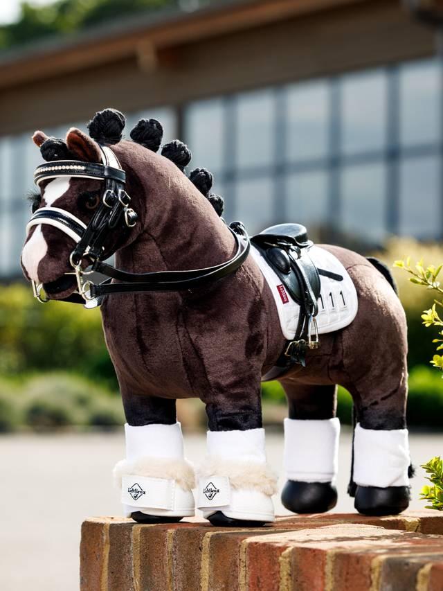 LeMeiux Toy Pony Dressage Over Reach Boot - White - Nags Essentials