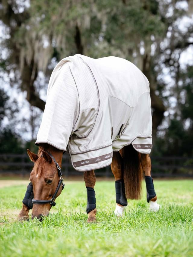 LeMieux Arika Sunstopper Sheet - Stone - Nags Essentials