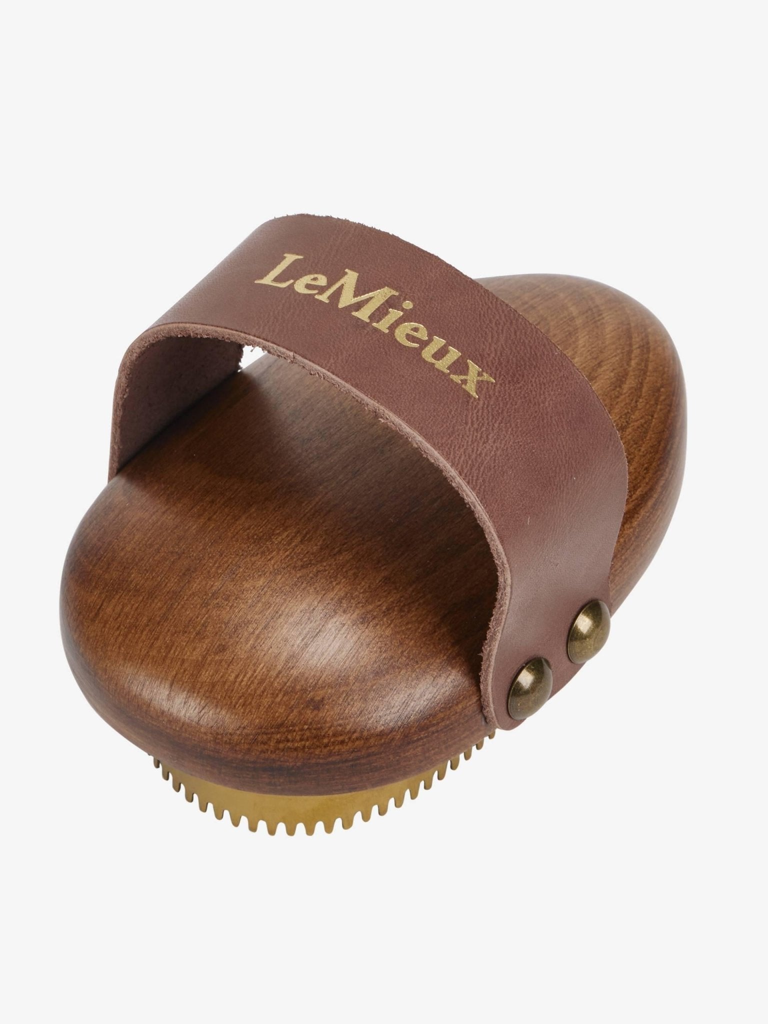 Lemieux Artisan Metal Curry Comb Brown - Nags Essentials