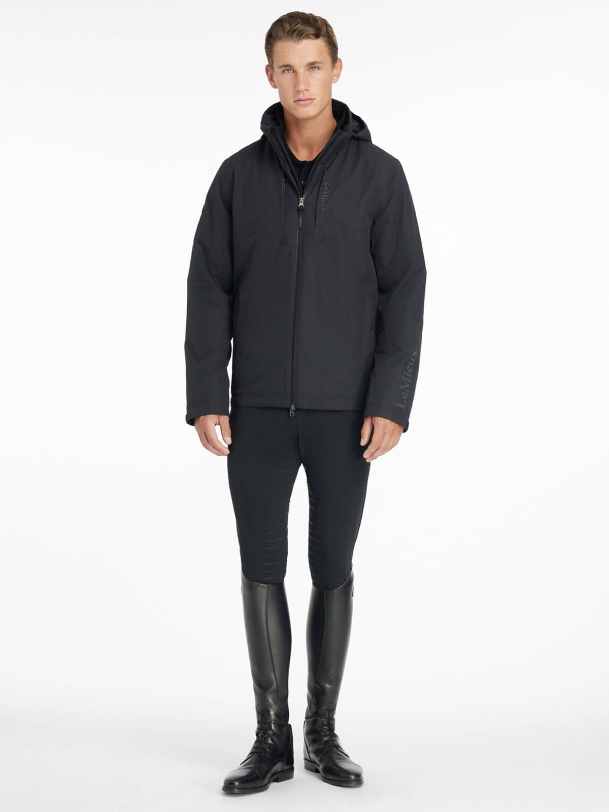 Lemieux Back Order Mens Waterproof Team Jacket - Black - Nags Essentials
