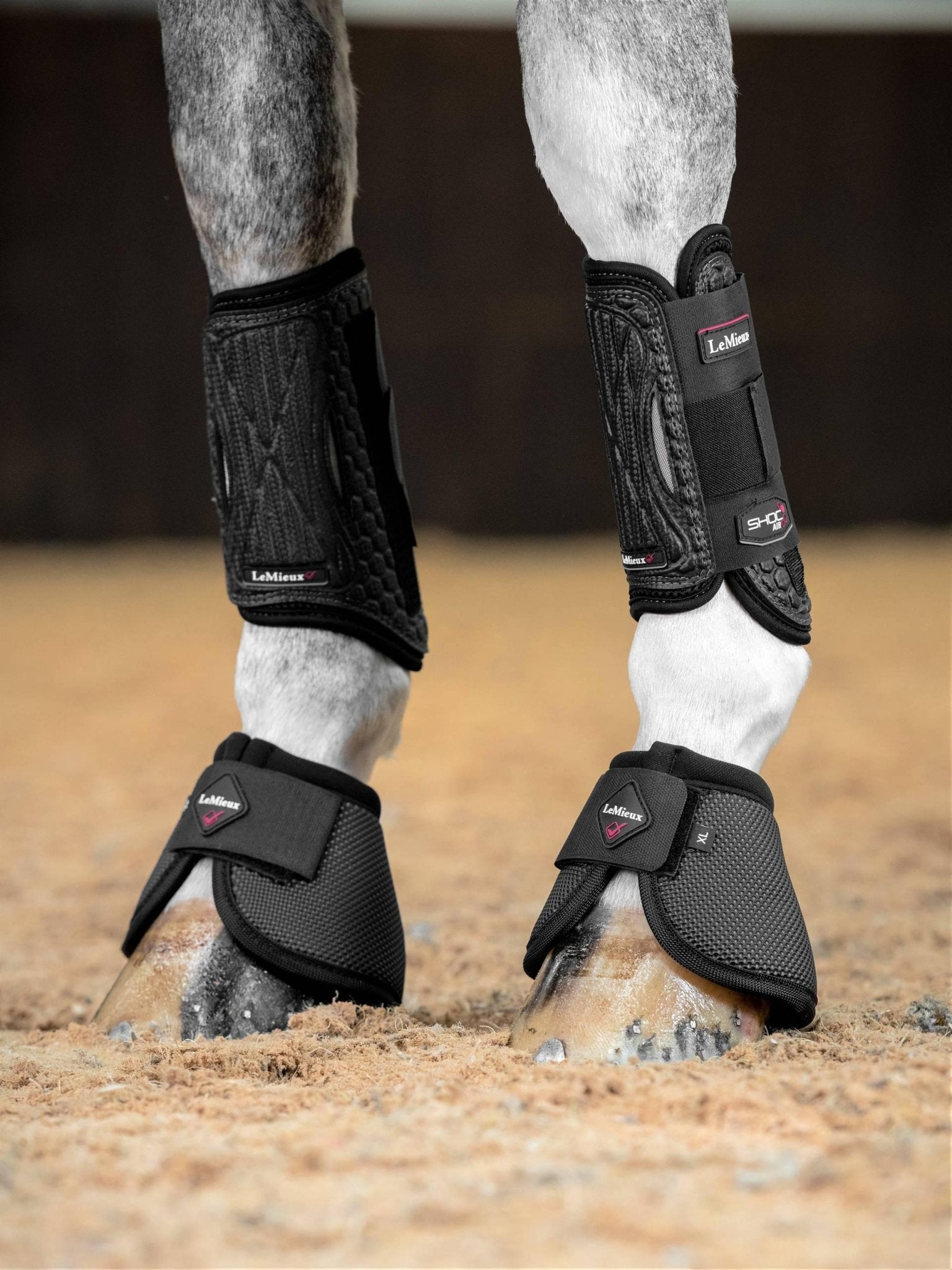 LeMieux Ballistic Over Reach Boots - Black - Nags Essentials
