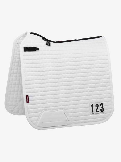LeMieux Cotton Dressage Competition Square - White - Nags Essentials