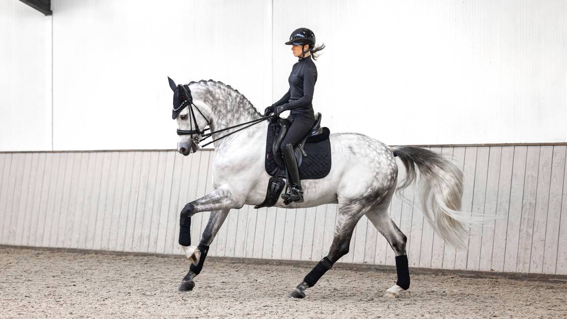 LeMieux Crystal Suede Dressage Square - Nags Essentials