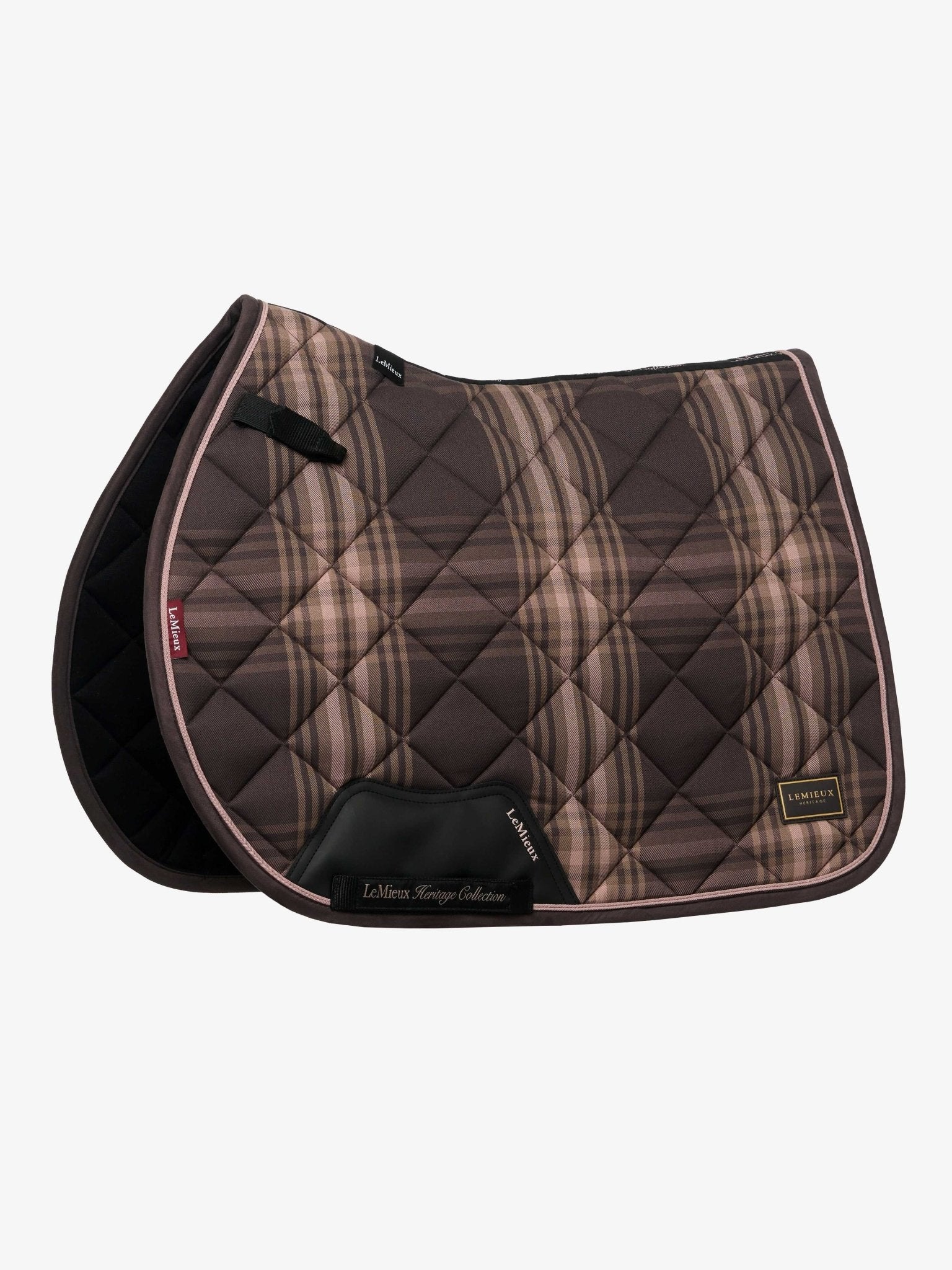 LeMieux Heritage Check Jump Square Cocoa - Nags Essentials