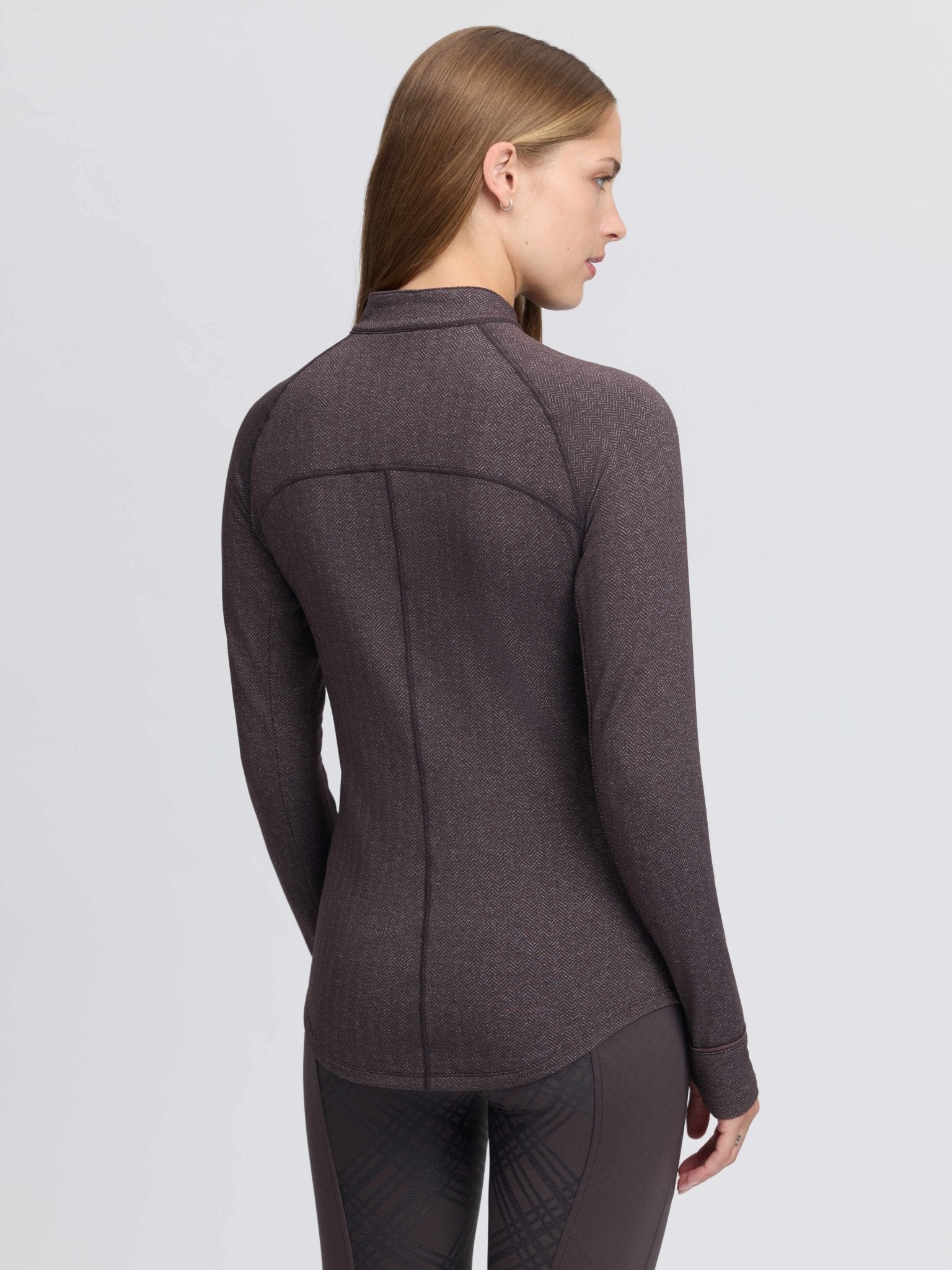 LeMieux Heritage Herringbone Base Layer Cocoa - Nags Essentials