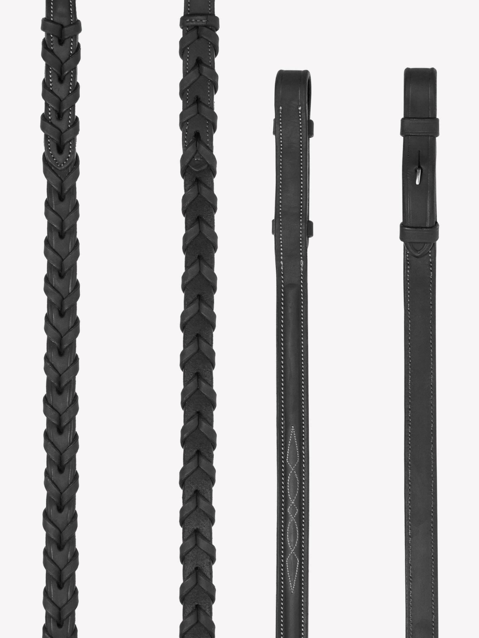 LeMieux Hunter Laced Reins with Stitching - Nags Essentials
