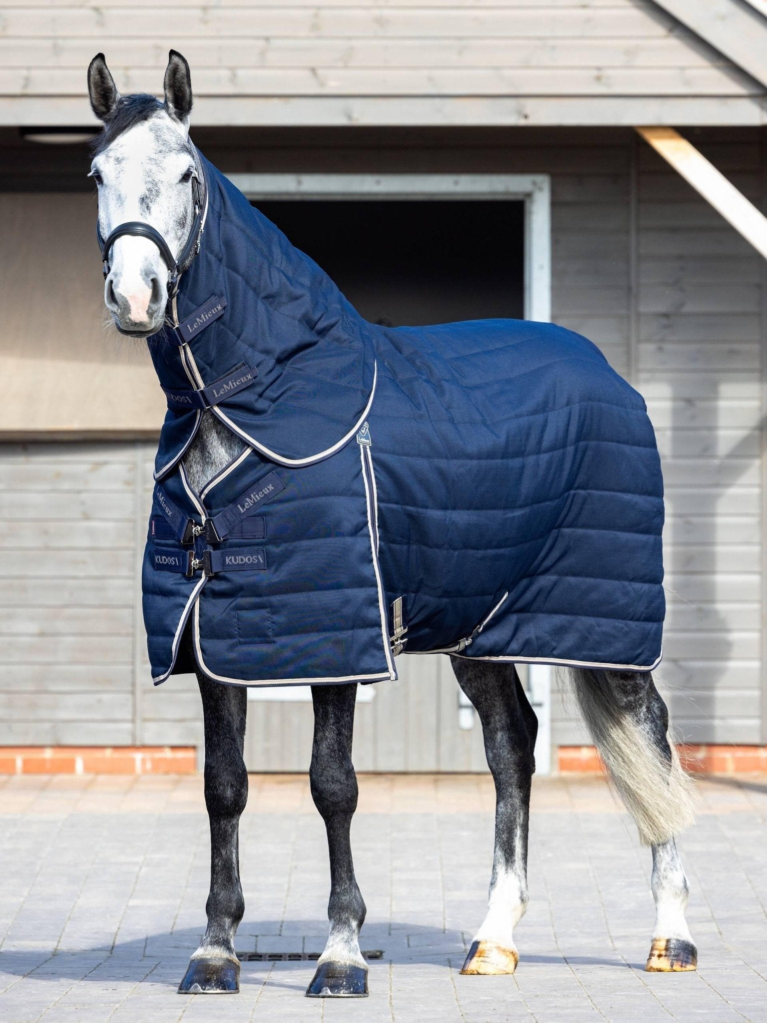 LeMieux Kudos Stable Neck Cover 50g - Navy - Nags Essentials