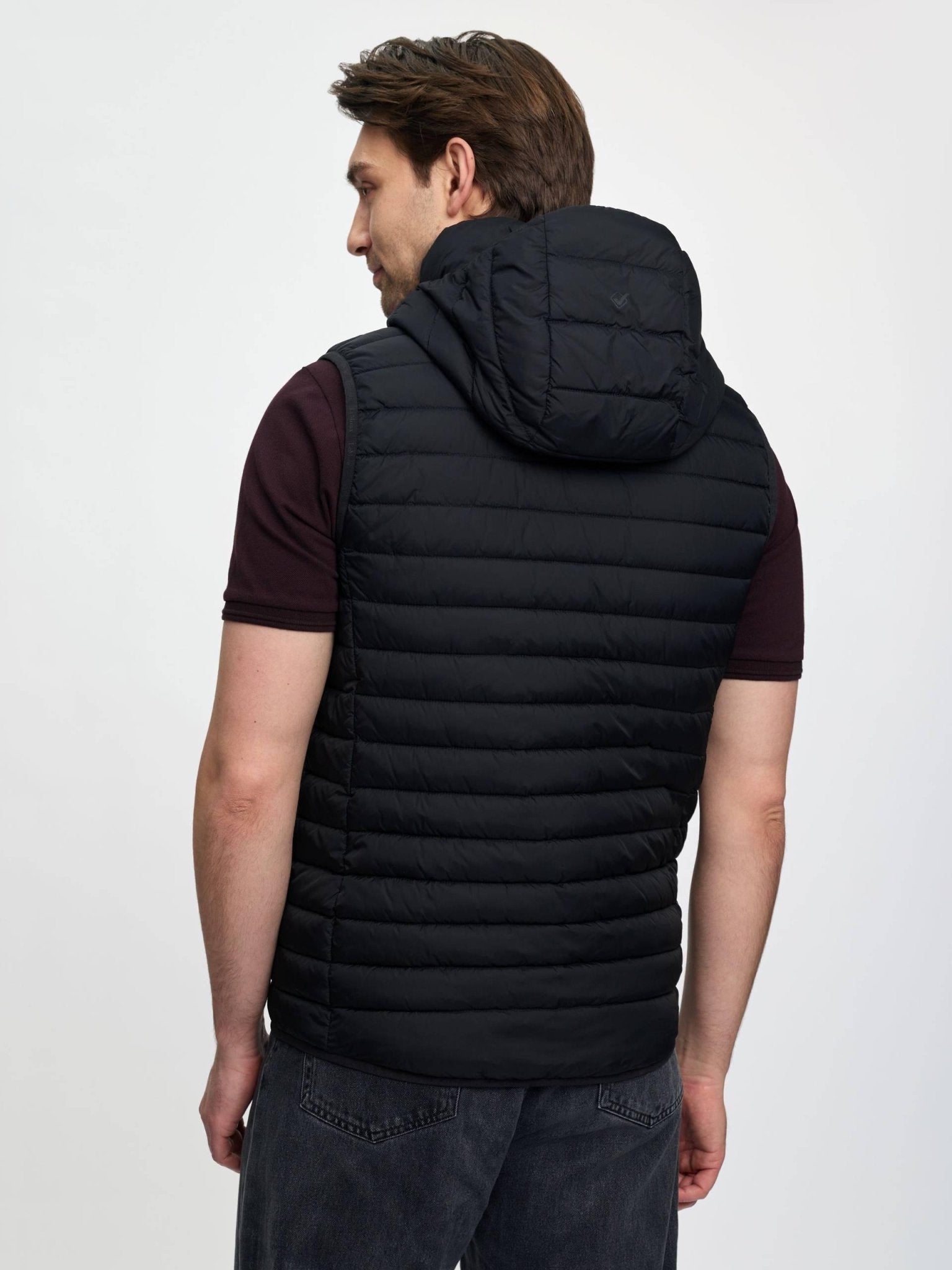 Lemieux Mens Hooded Puffer Gilet - Black - Nags Essentials