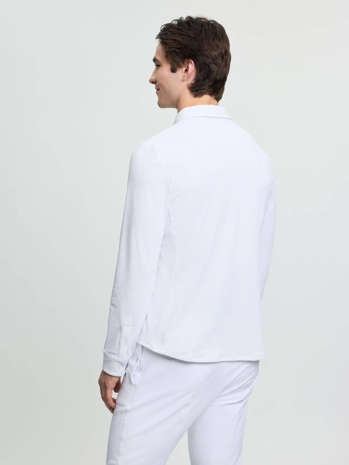 Lemieux Mens Long Sleeve Show Shirt - White - Nags Essentials