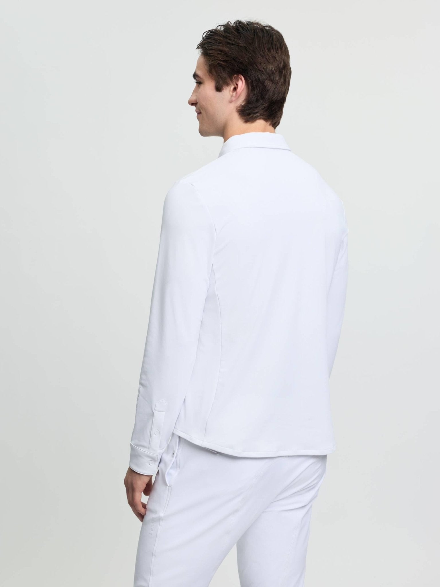Lemieux Mens Long Sleeve Show Shirt - White - Nags Essentials