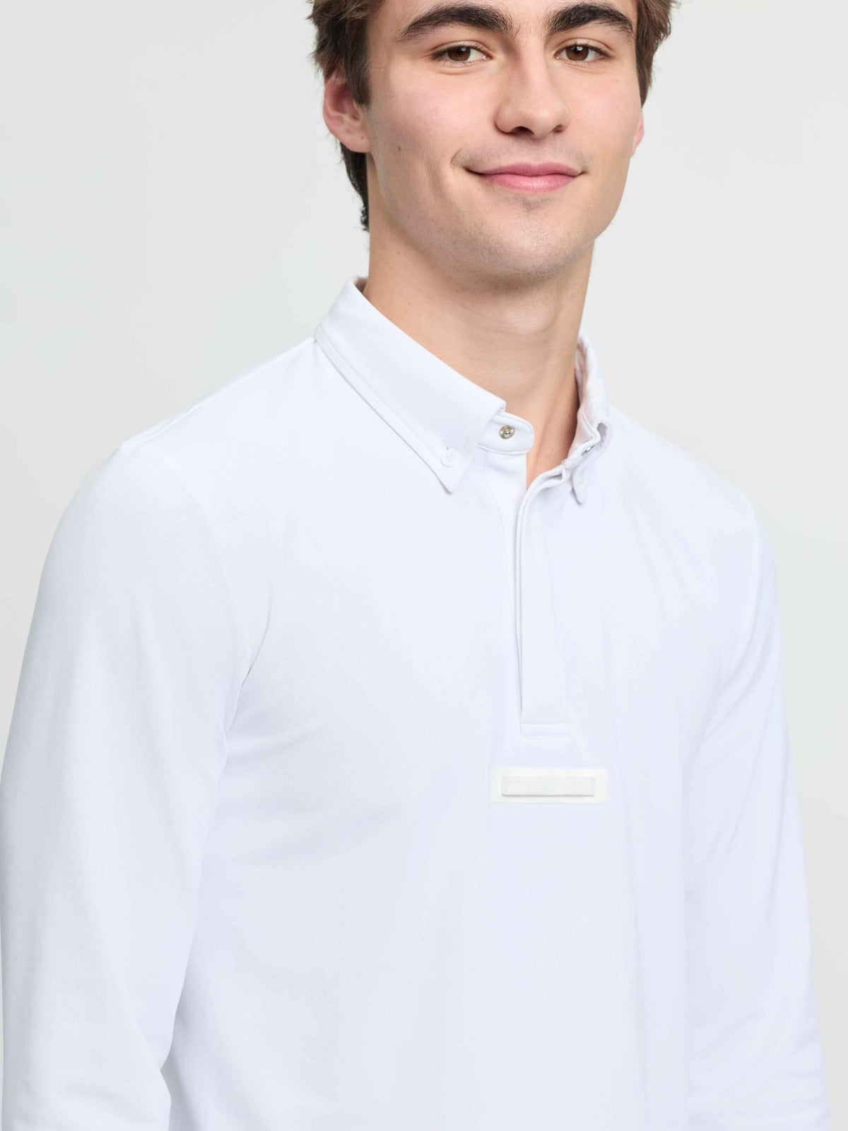 Lemieux Mens Long Sleeve Show Shirt - White - Nags Essentials