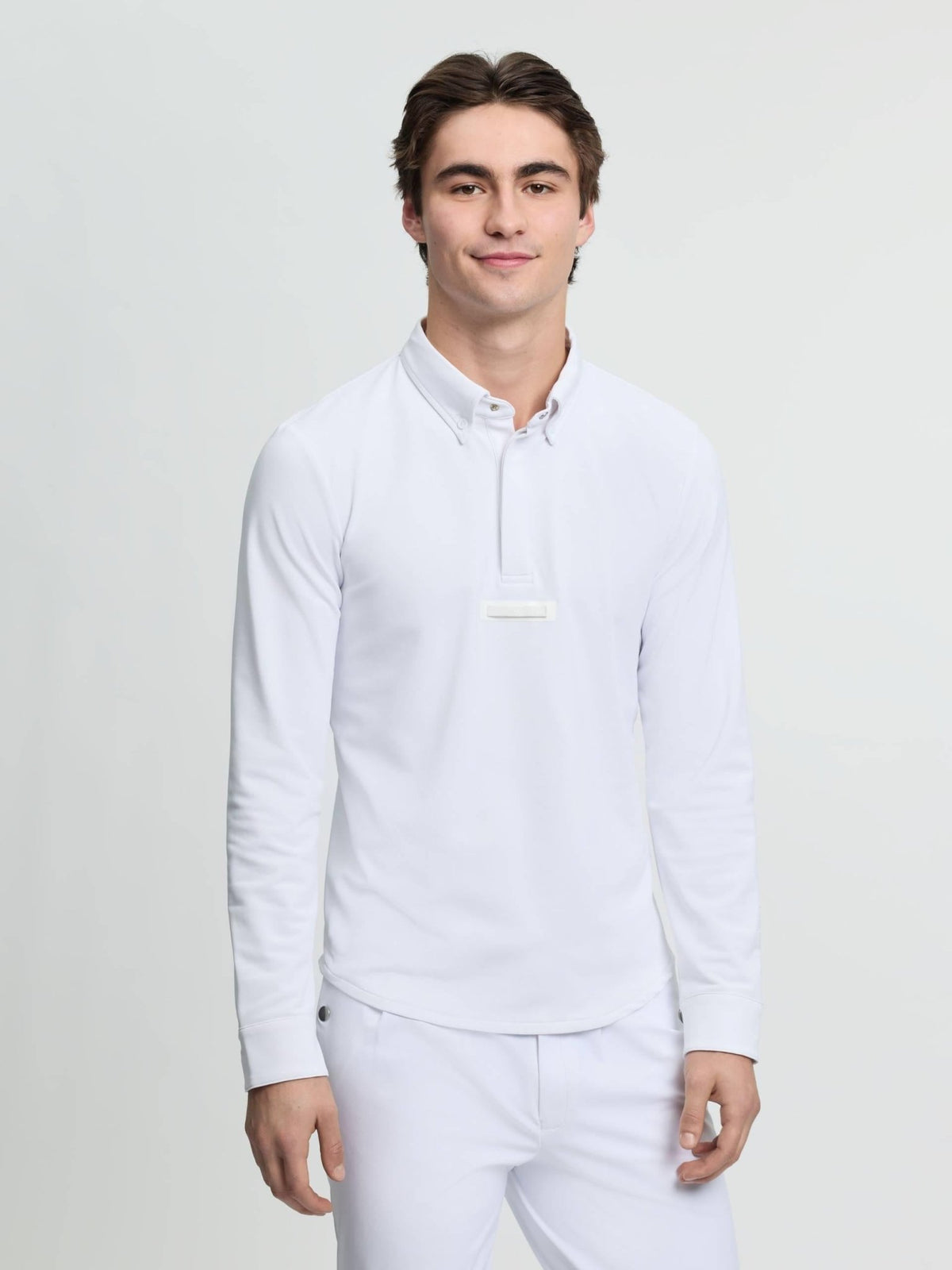 Lemieux Mens Long Sleeve Show Shirt - White - Nags Essentials