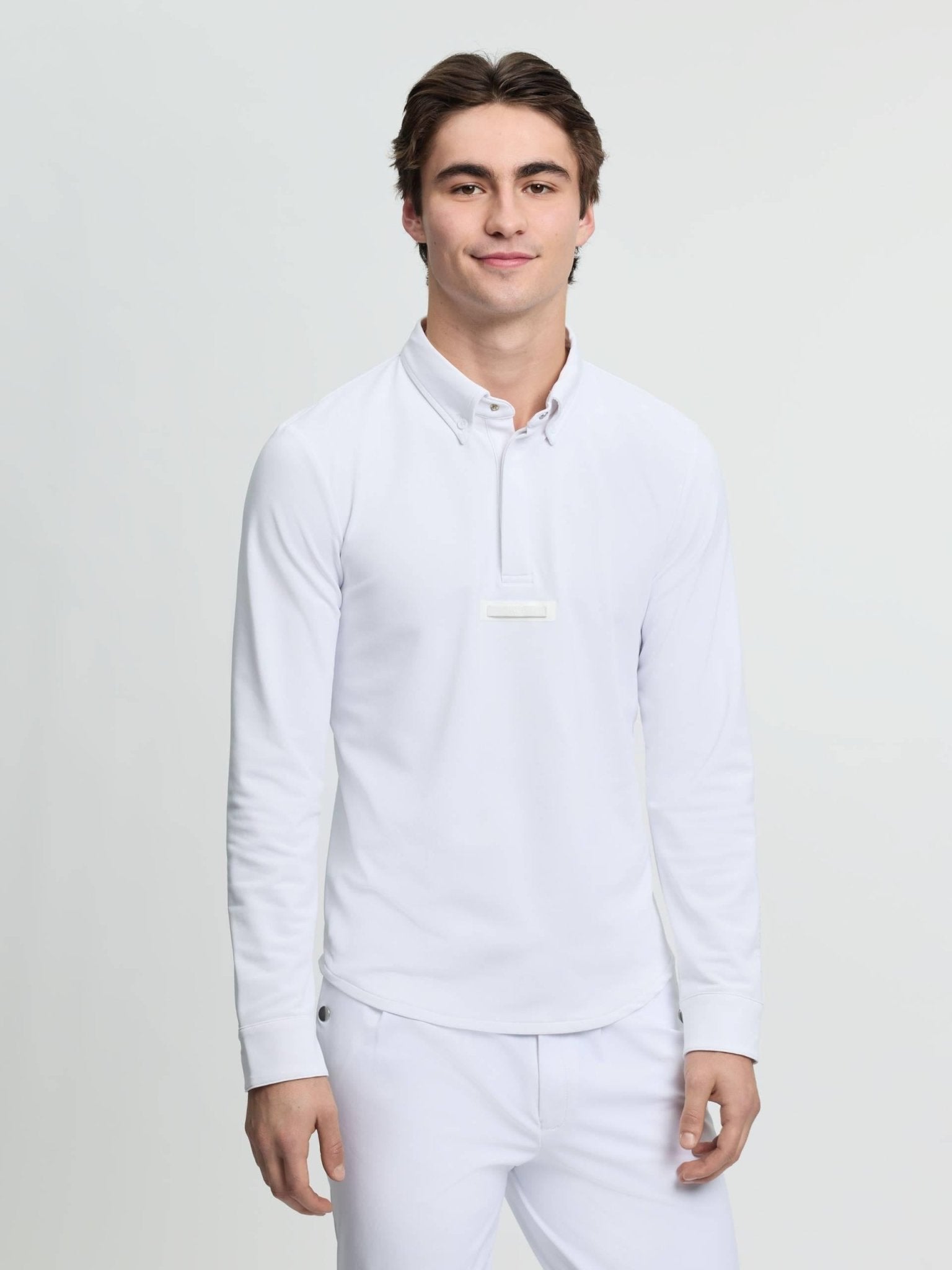 Lemieux Mens Long Sleeve Show Shirt - White - Nags Essentials