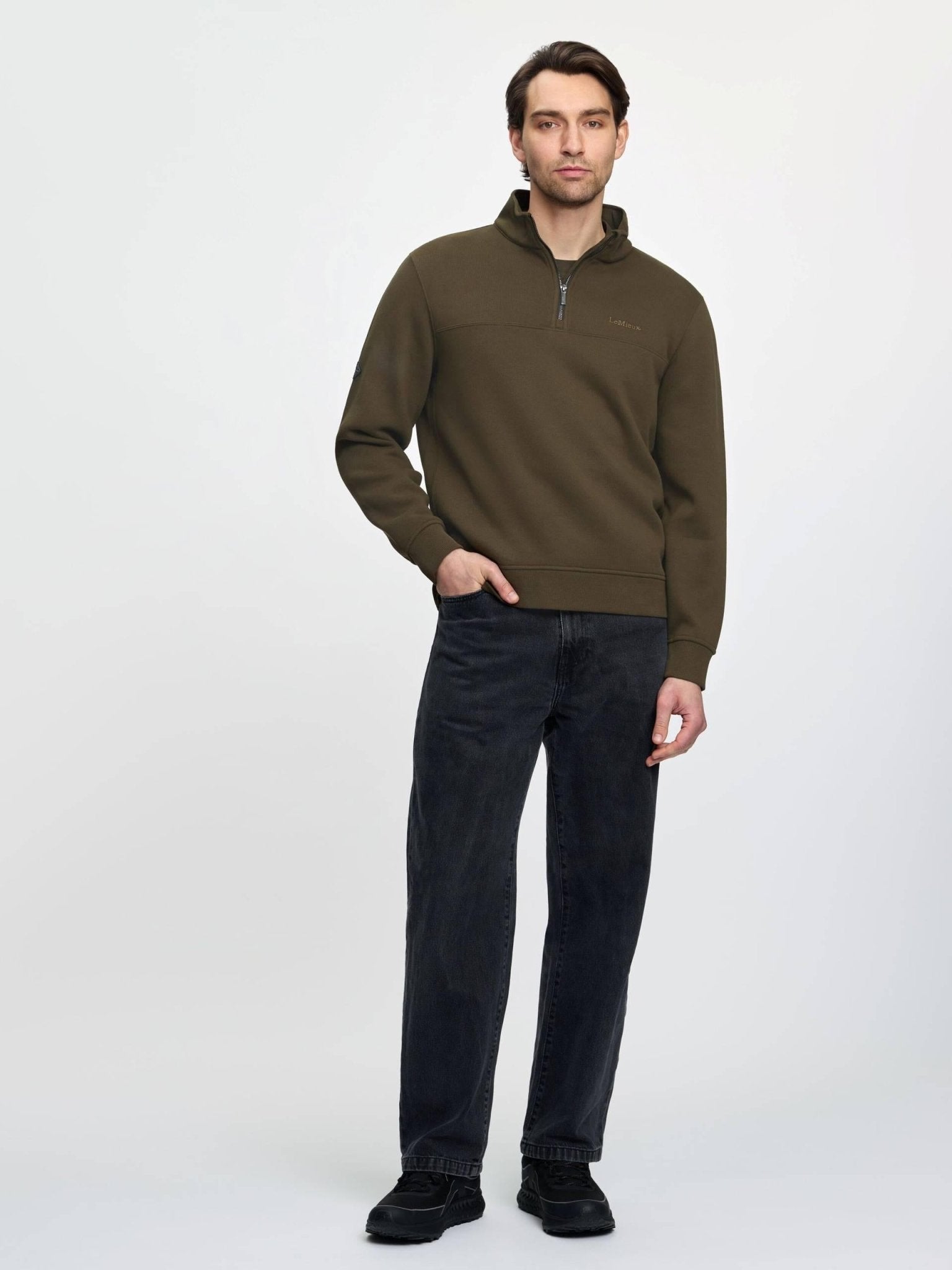 Lemieux Mens Quarter Neck Sweat - Nags Essentials