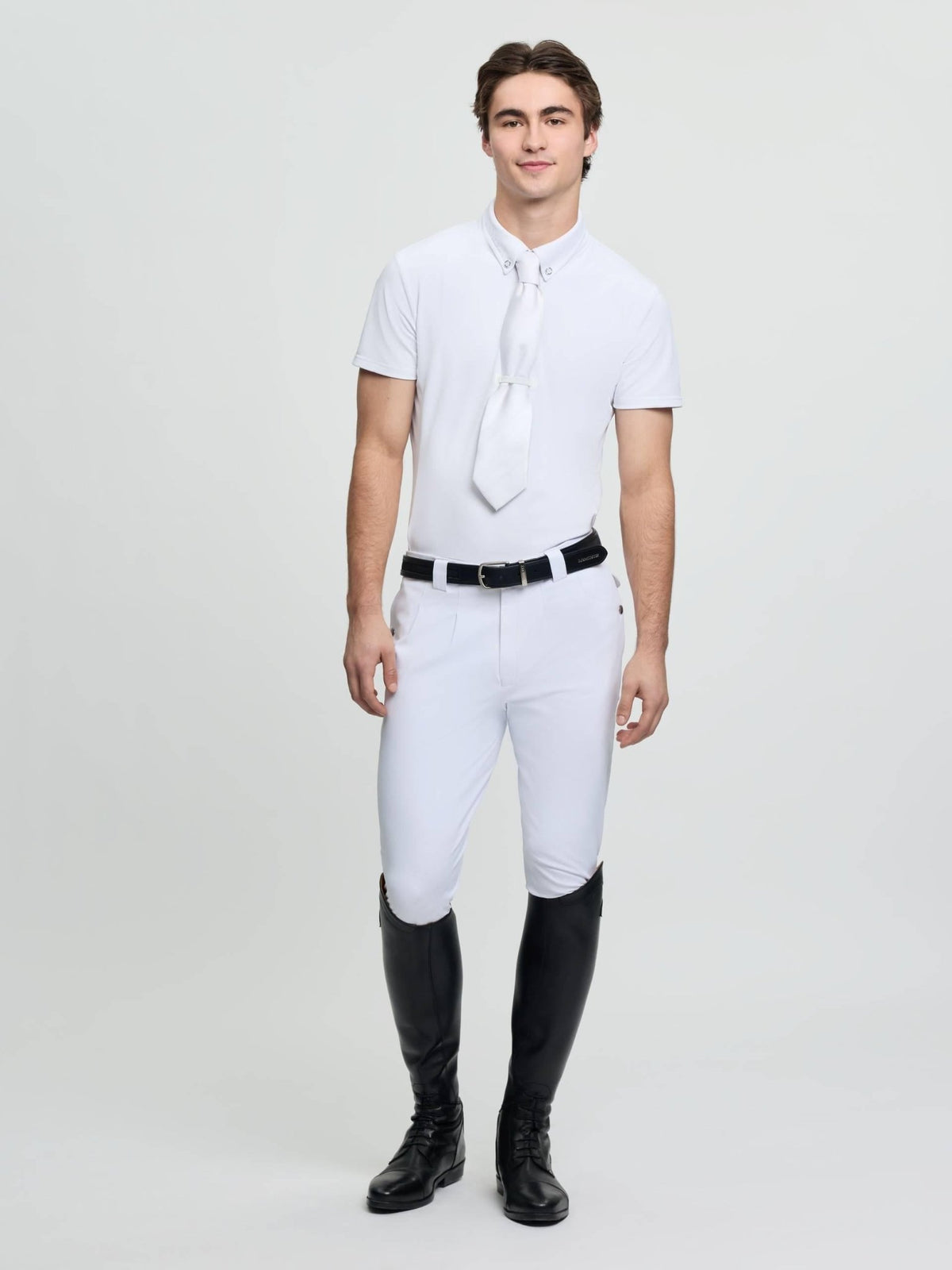 Lemieux Mens Short Sleeve Show Shirt - White - Nags Essentials
