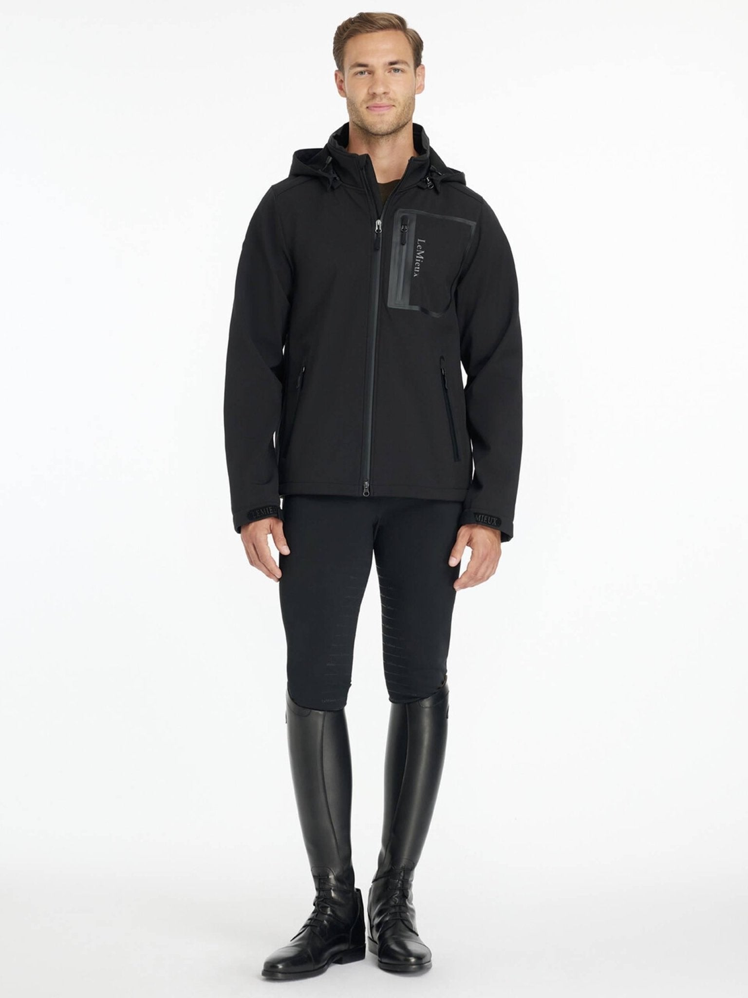 Lemieux Mens Softshell Jacket - Black - Nags Essentials