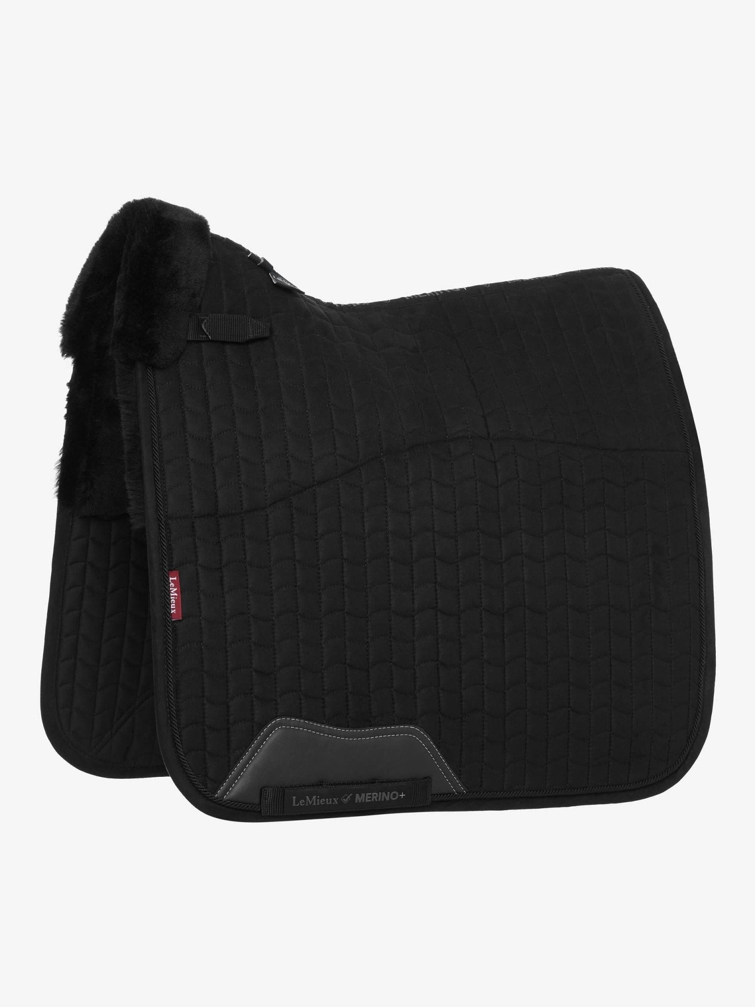 LeMieux Merino+ Half Lined Suede Dressage Square - Nags Essentials