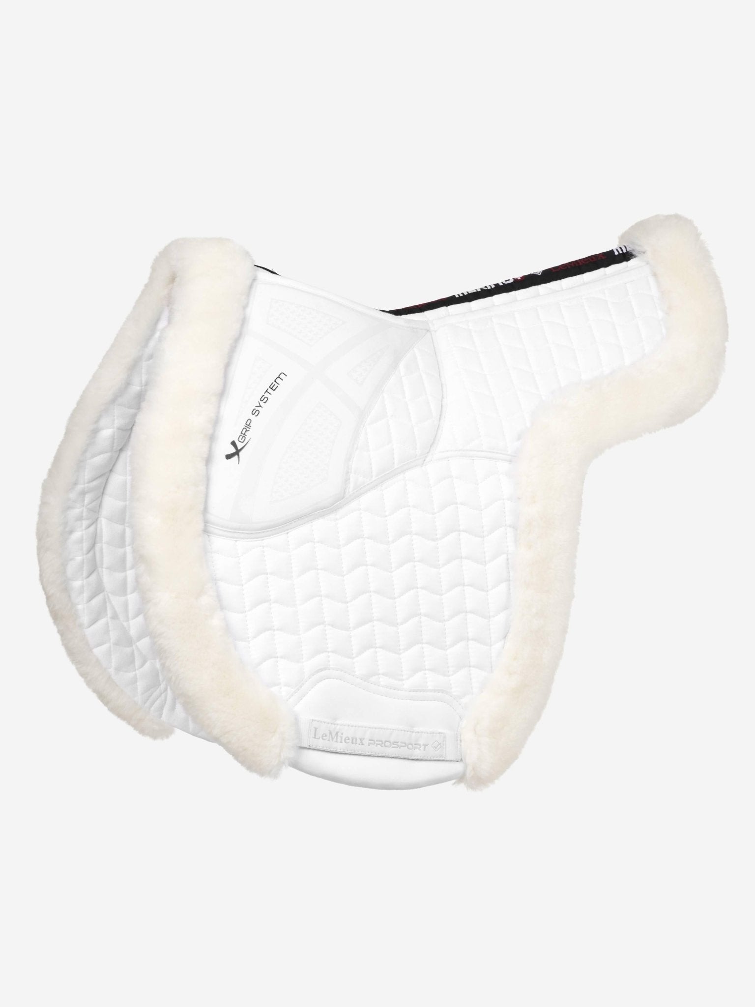 Lemieux Merino+ ProSorb Hunter Saddle Pad White/White - Nags Essentials