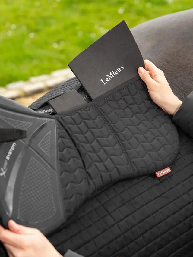 LeMieux ProSorb Plain 3 Pocket Quilted Half Pad - Nags Essentials