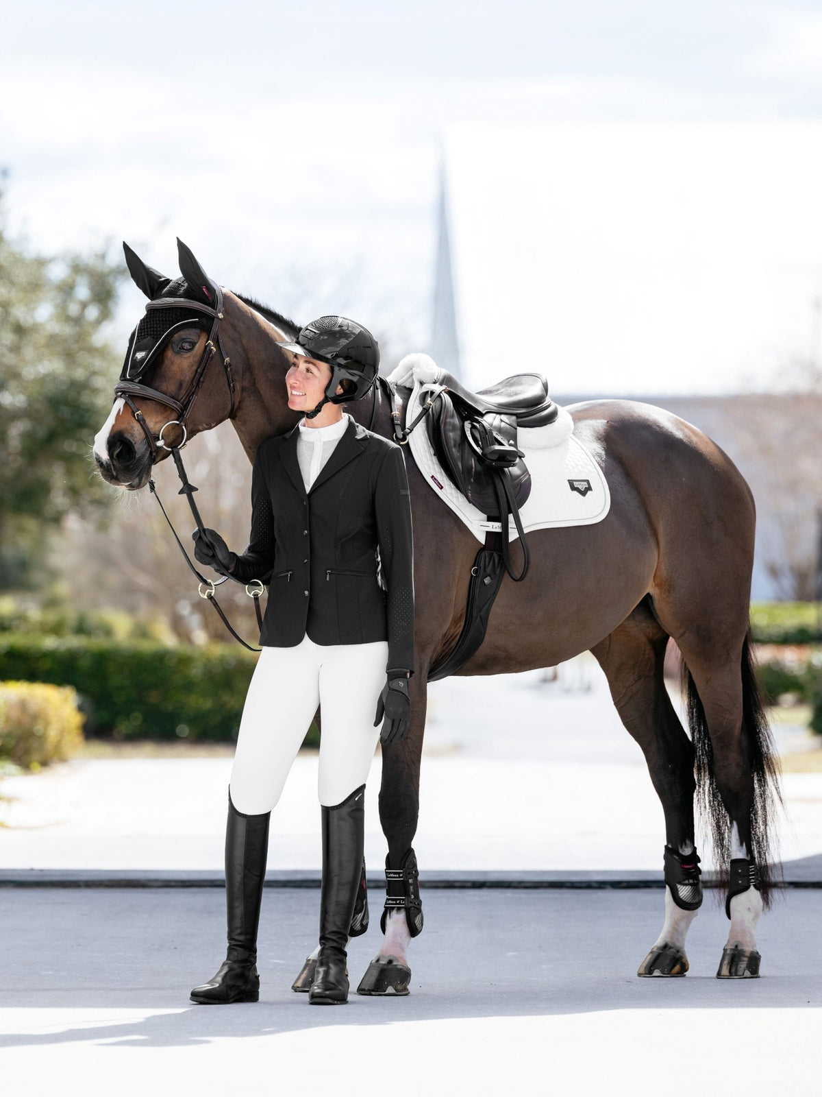 LeMieux Puissance Suede Close Contact Pad - Nags Essentials