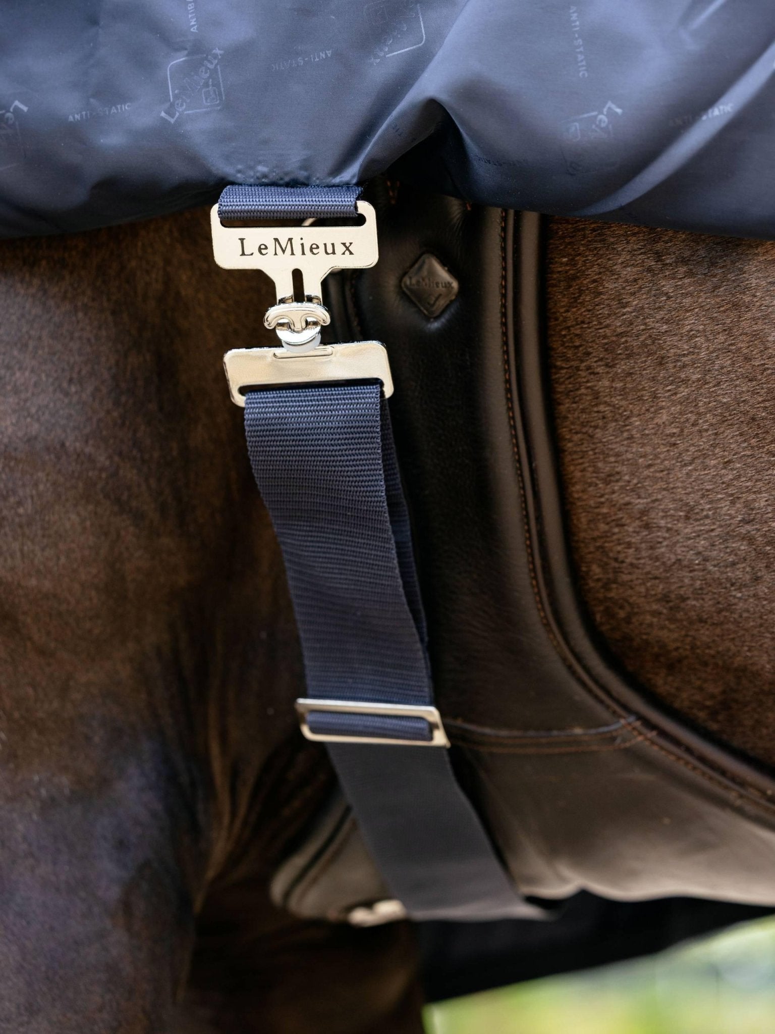 LeMieux Ride On Rain Sheet - Navy - Nags Essentials