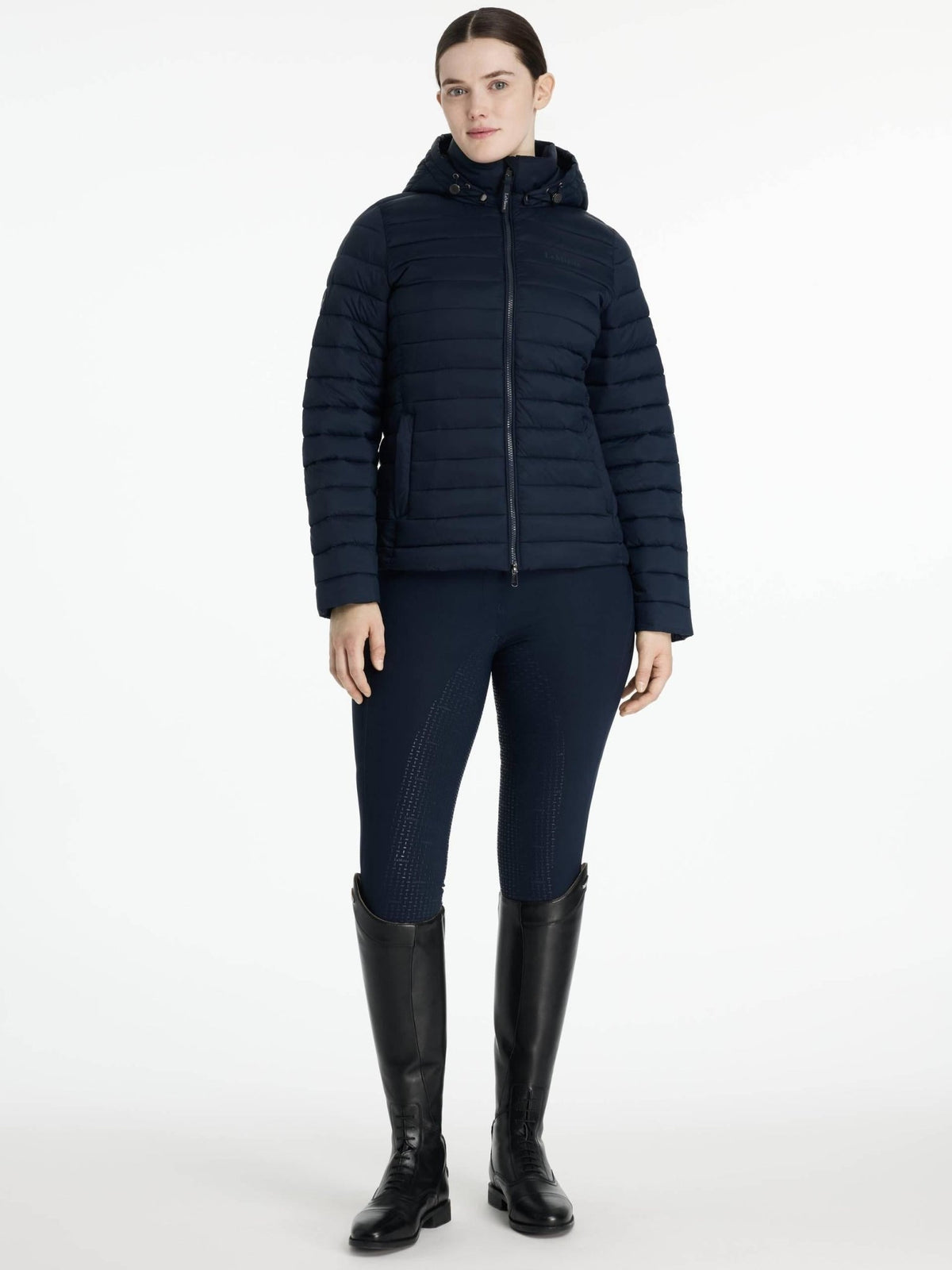Lemieux Rose Hooded Puffer Jacket Black - Nags Essentials