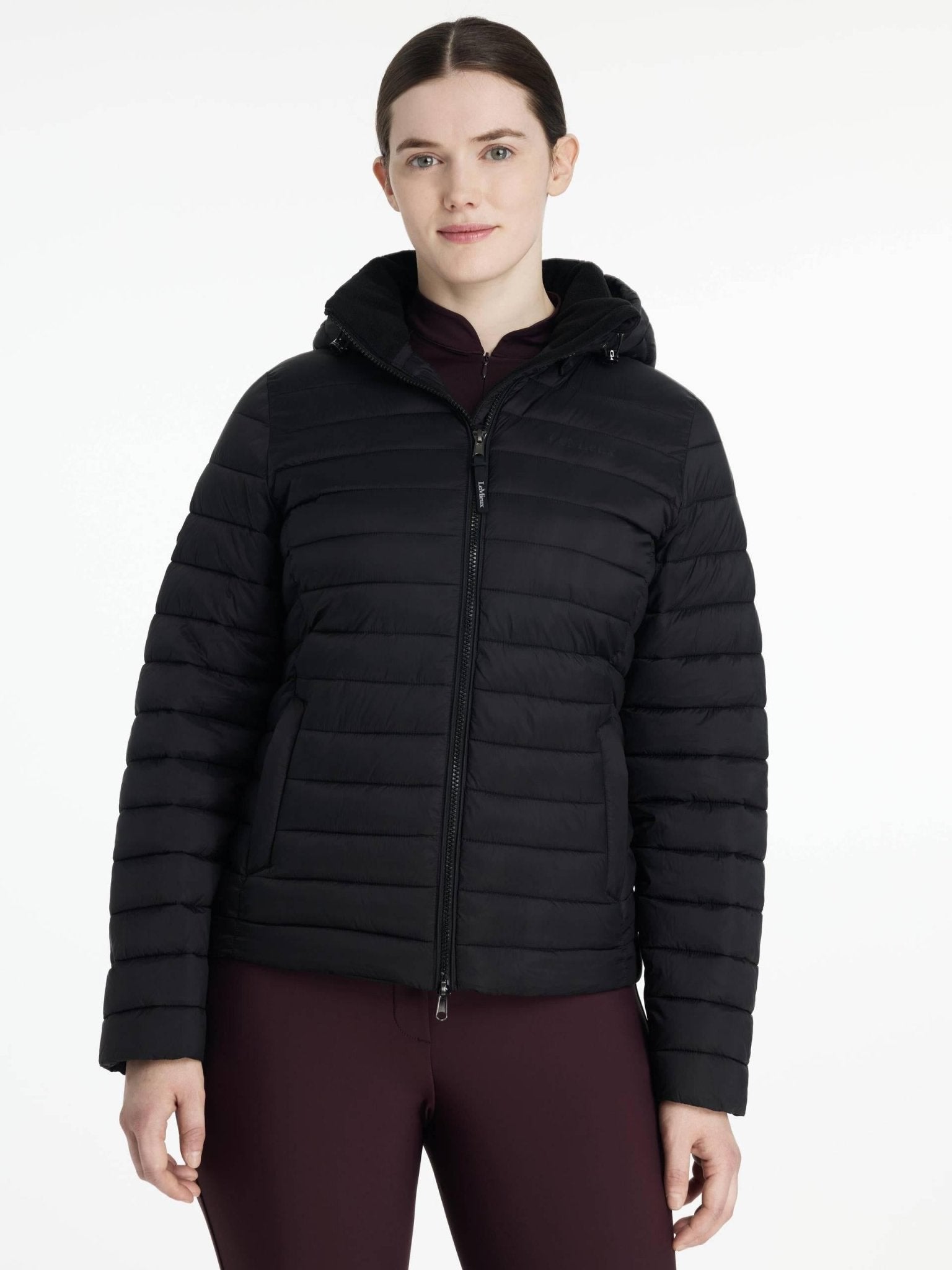 Lemieux Rose Hooded Puffer Jacket Black - Nags Essentials