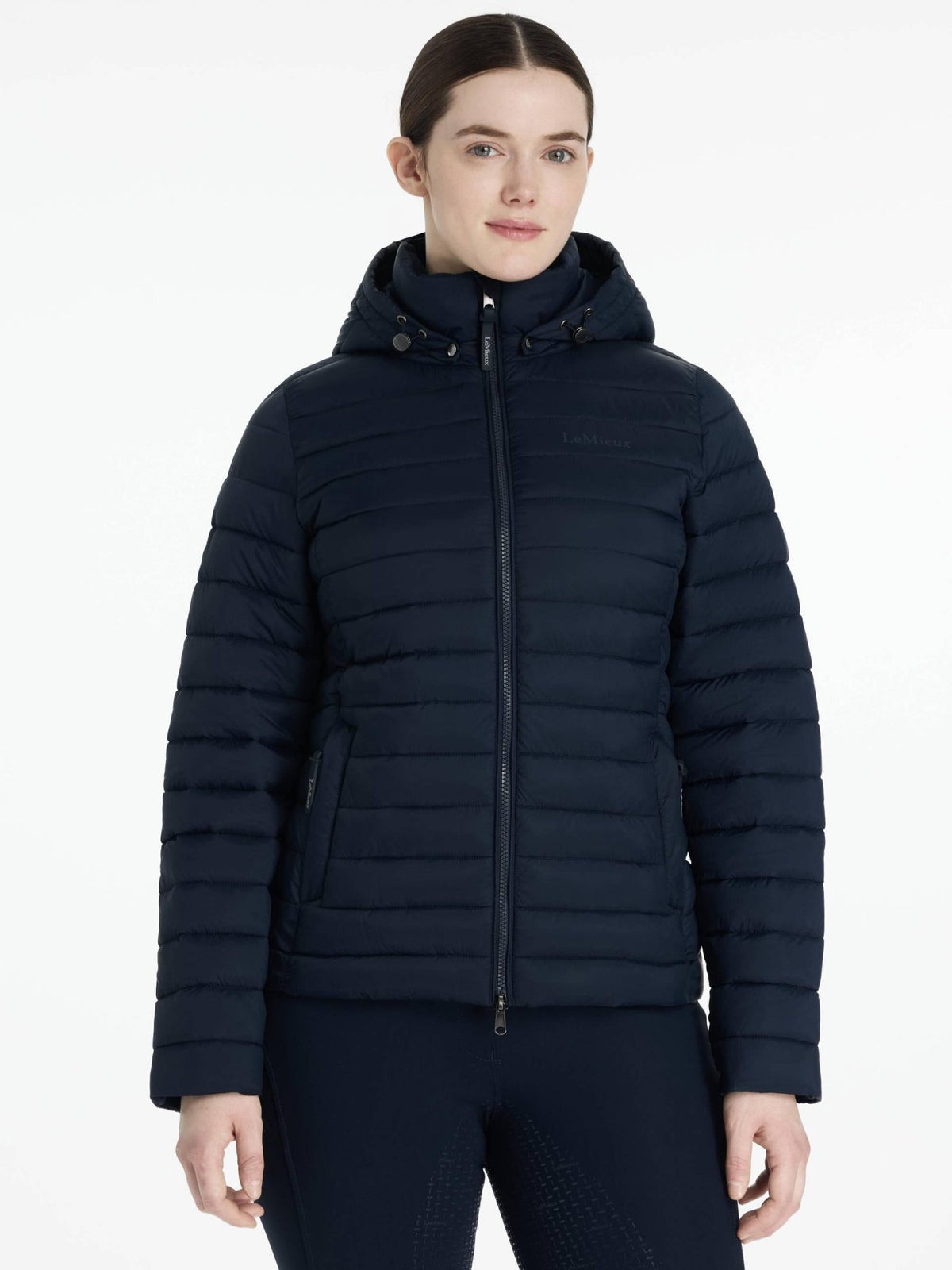 Lemieux Rose Hooded Puffer Jacket Black - Nags Essentials