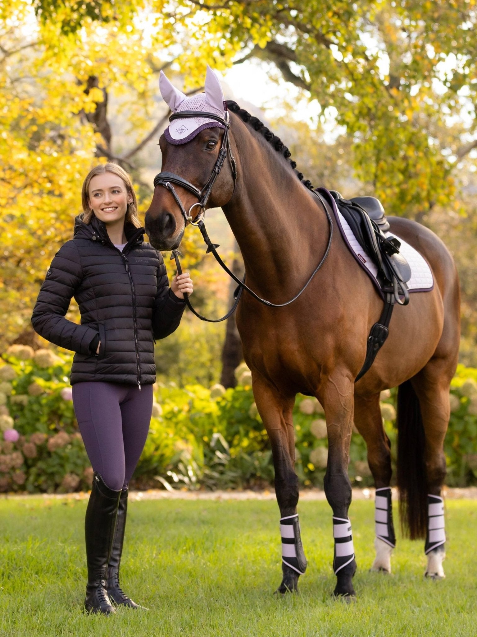 Lemieux Rose Hooded Puffer Jacket Black - Nags Essentials