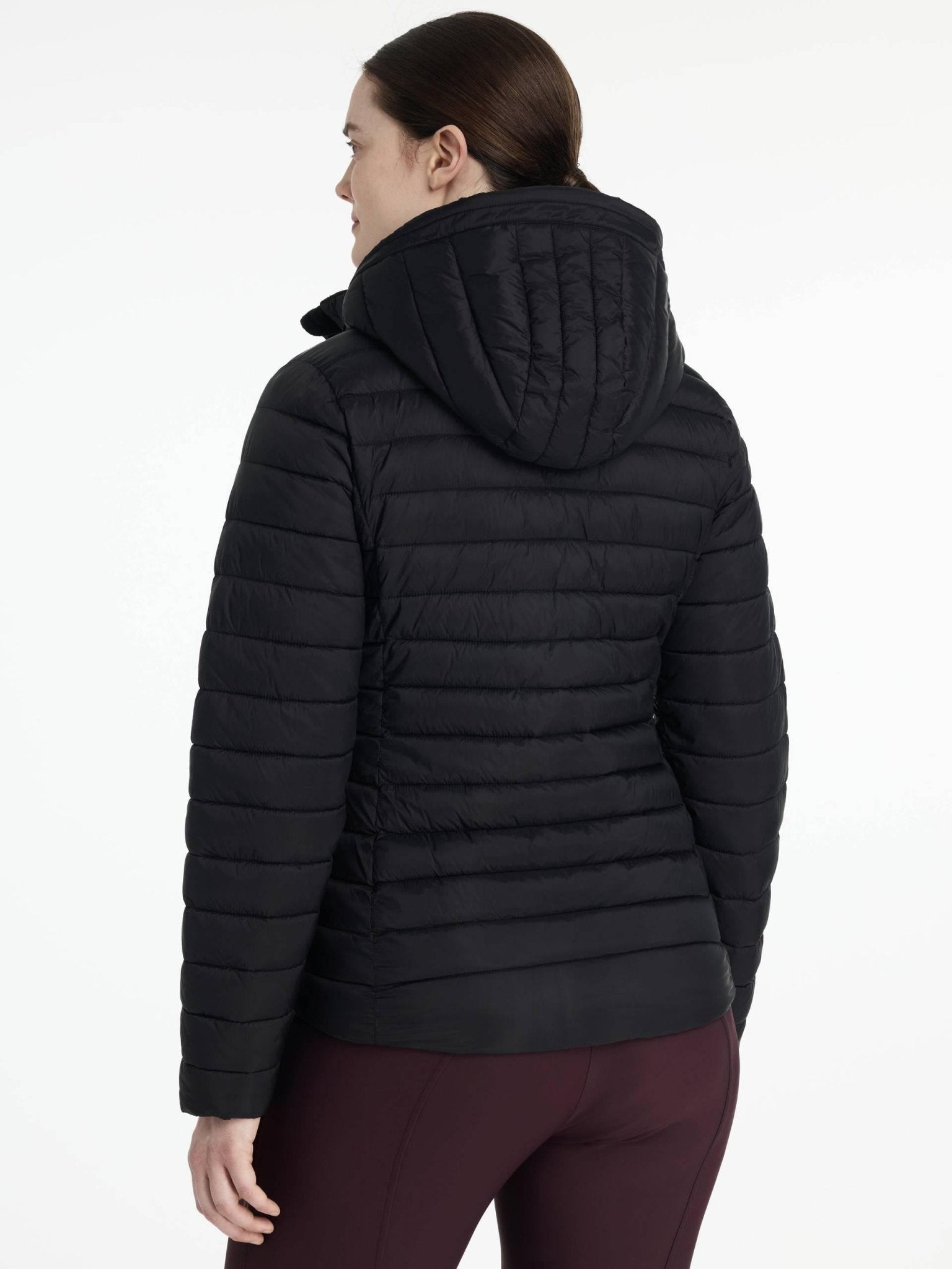 Lemieux Rose Hooded Puffer Jacket Black - Nags Essentials