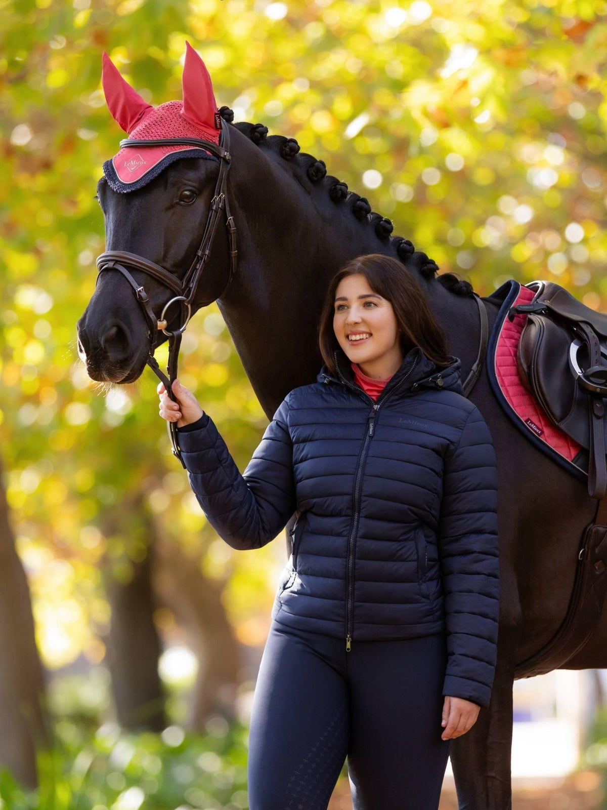 Lemieux Rose Hooded Puffer Jacket Black - Nags Essentials