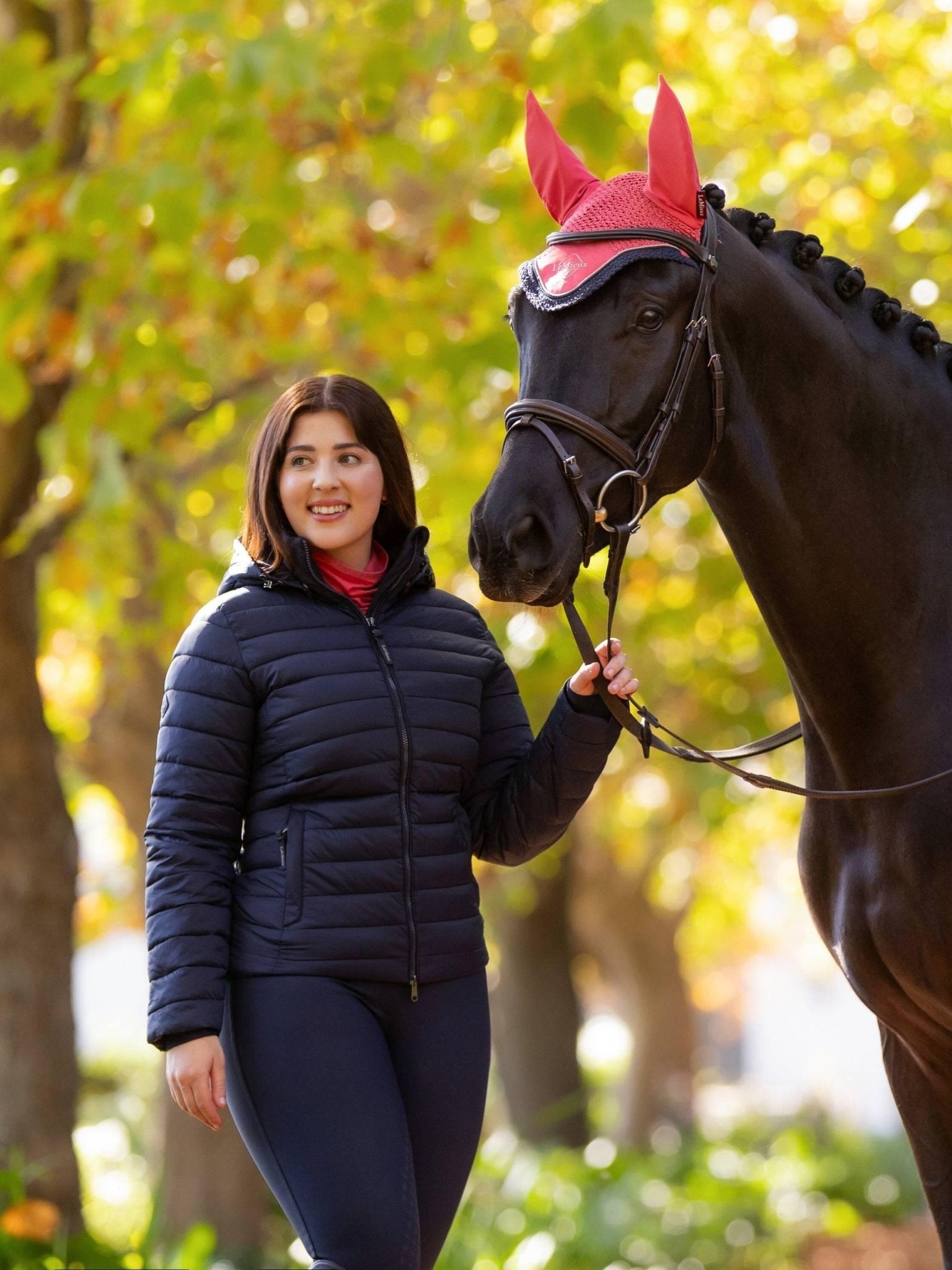 Lemieux Rose Hooded Puffer Jacket Black - Nags Essentials