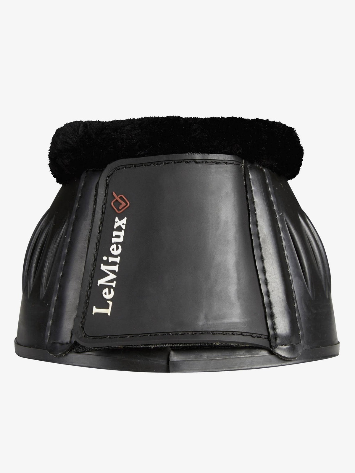 LeMieux Rubber Bell Boots with Fleece - Black - Nags Essentials