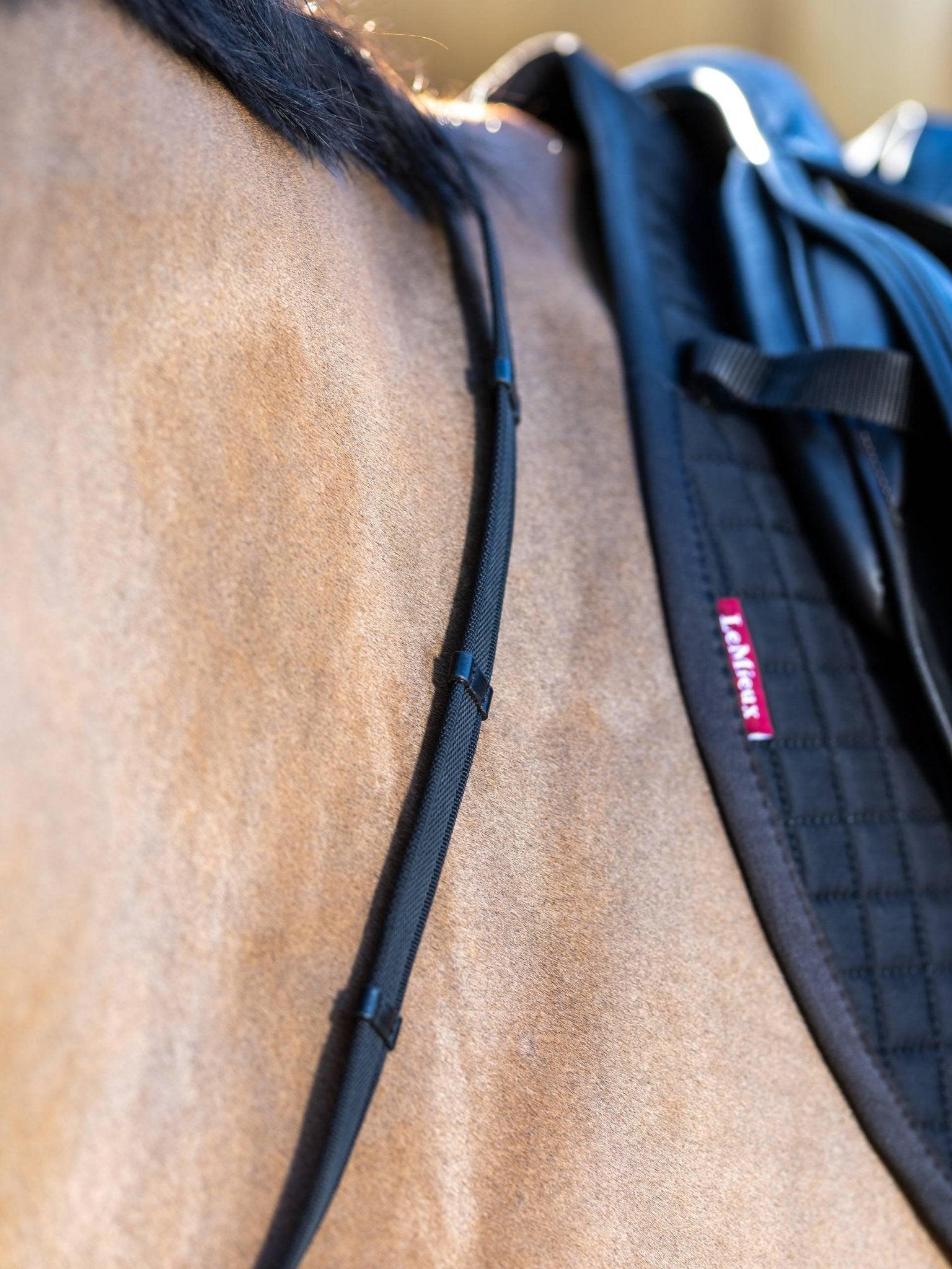 LeMieux Rubber Grip Continental Reins - Nags Essentials
