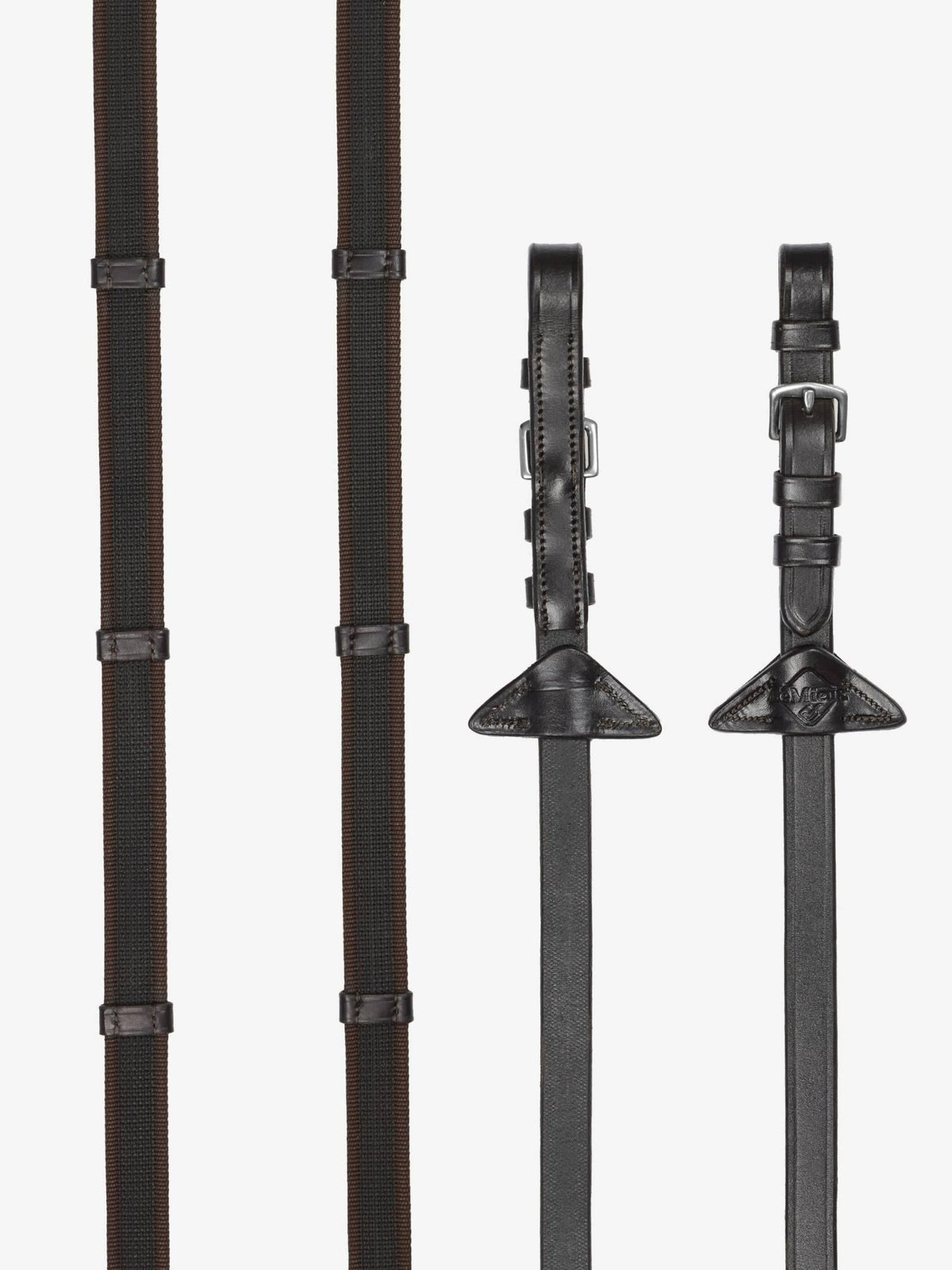 LeMieux Rubber Grip Continental Reins - Nags Essentials