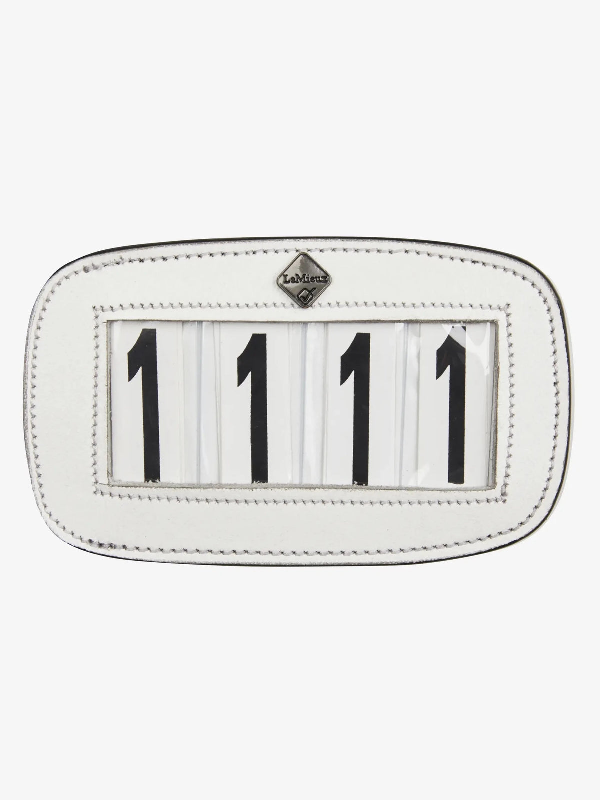 LeMieux Saddle Number Holder 4 Spaces - White - Nags Essentials