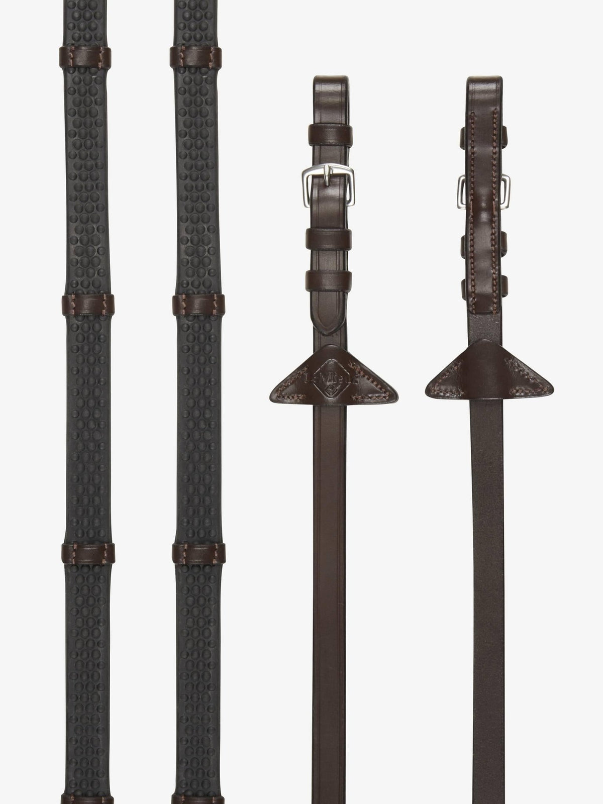 LeMieux Soft Rubber Reins with Stoppers - Nags Essentials